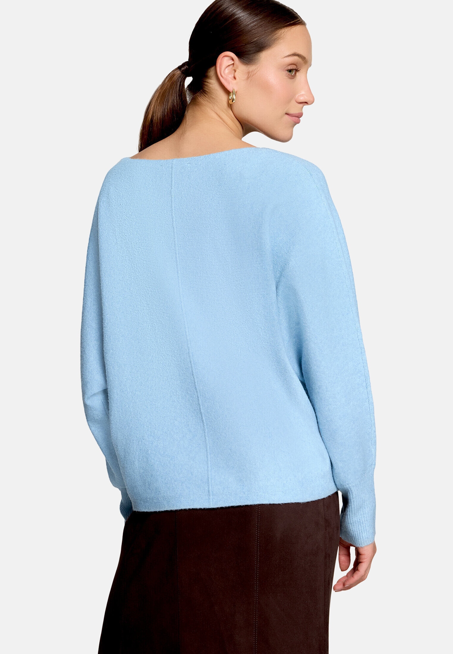 Zero Strickpullover »Damen mit Fledermausärmeln« 1 Material
