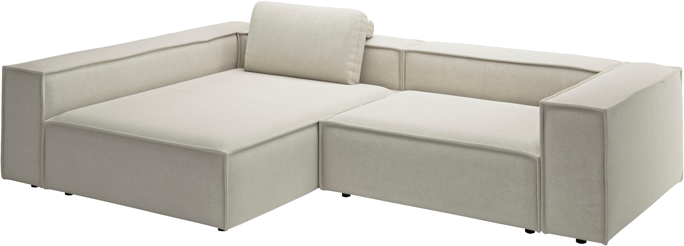 Places of Style Ecksofa »Watertown, moderne XXL L-Form, 306 cm breit«, Komfortabel mit tiefer Sitzfläche – ideal für große Wohnräume