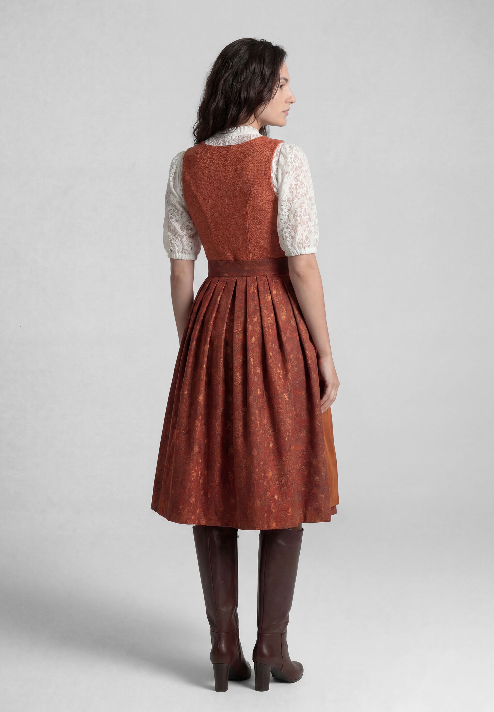 Spieth & Wensky Dirndl »Spieth & Wensky Dirndl Kristall« mit dekorativer Schürze