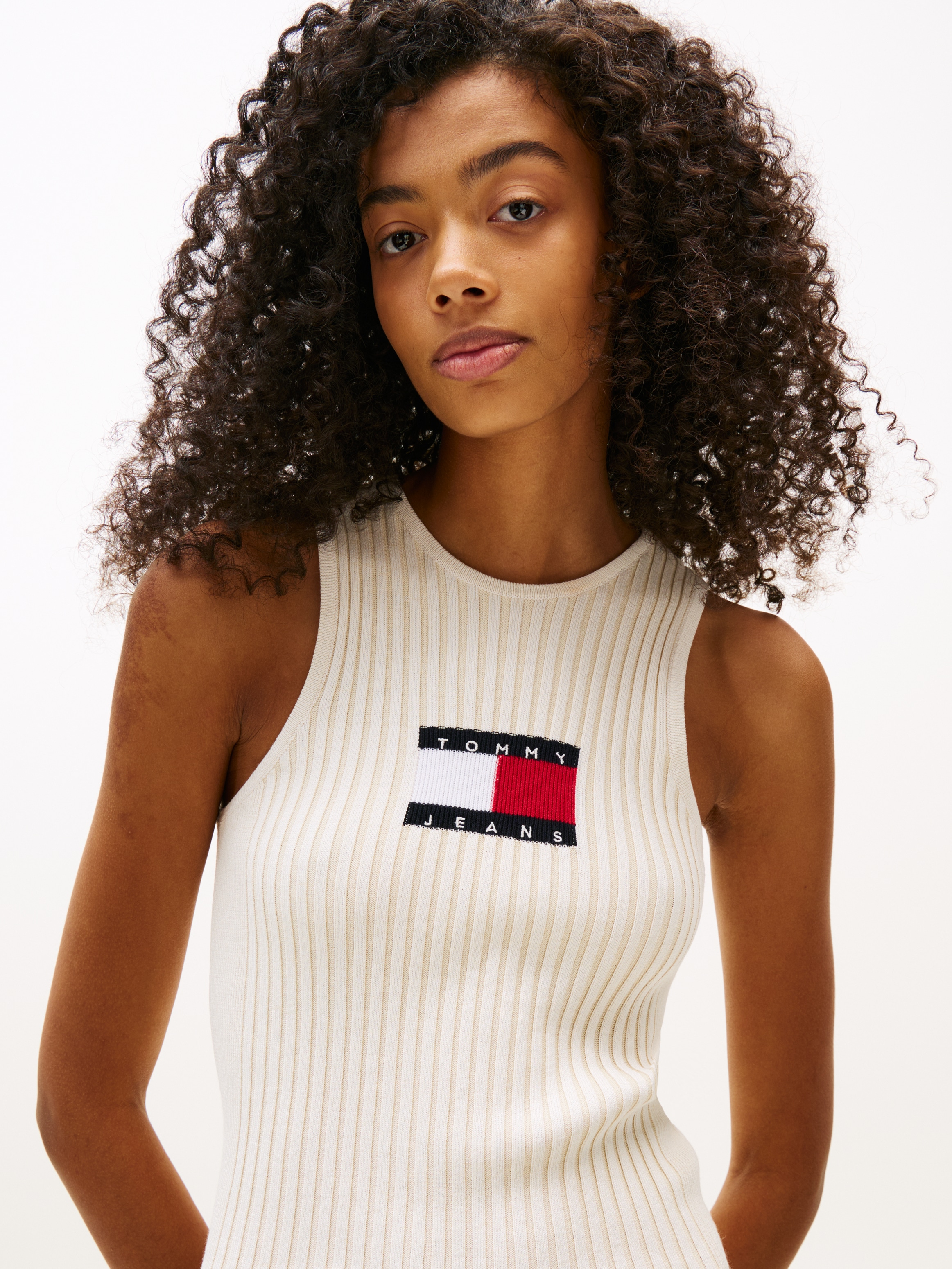 Tommy Jeans Minikleid »TJW FLAG SWEATER MINI DRESS EXT«