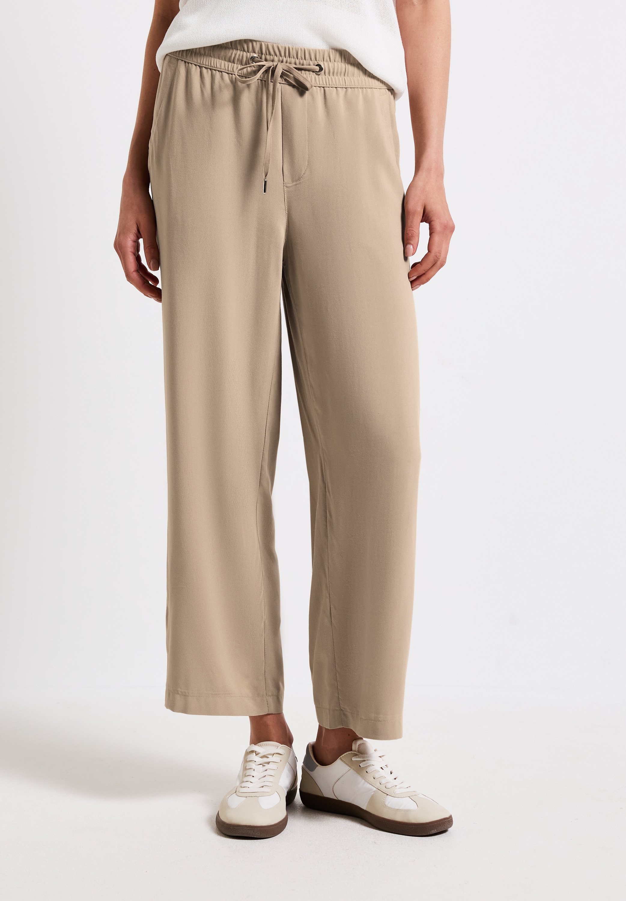 STREET ONE Stoffhose, High Waist günstig online kaufen