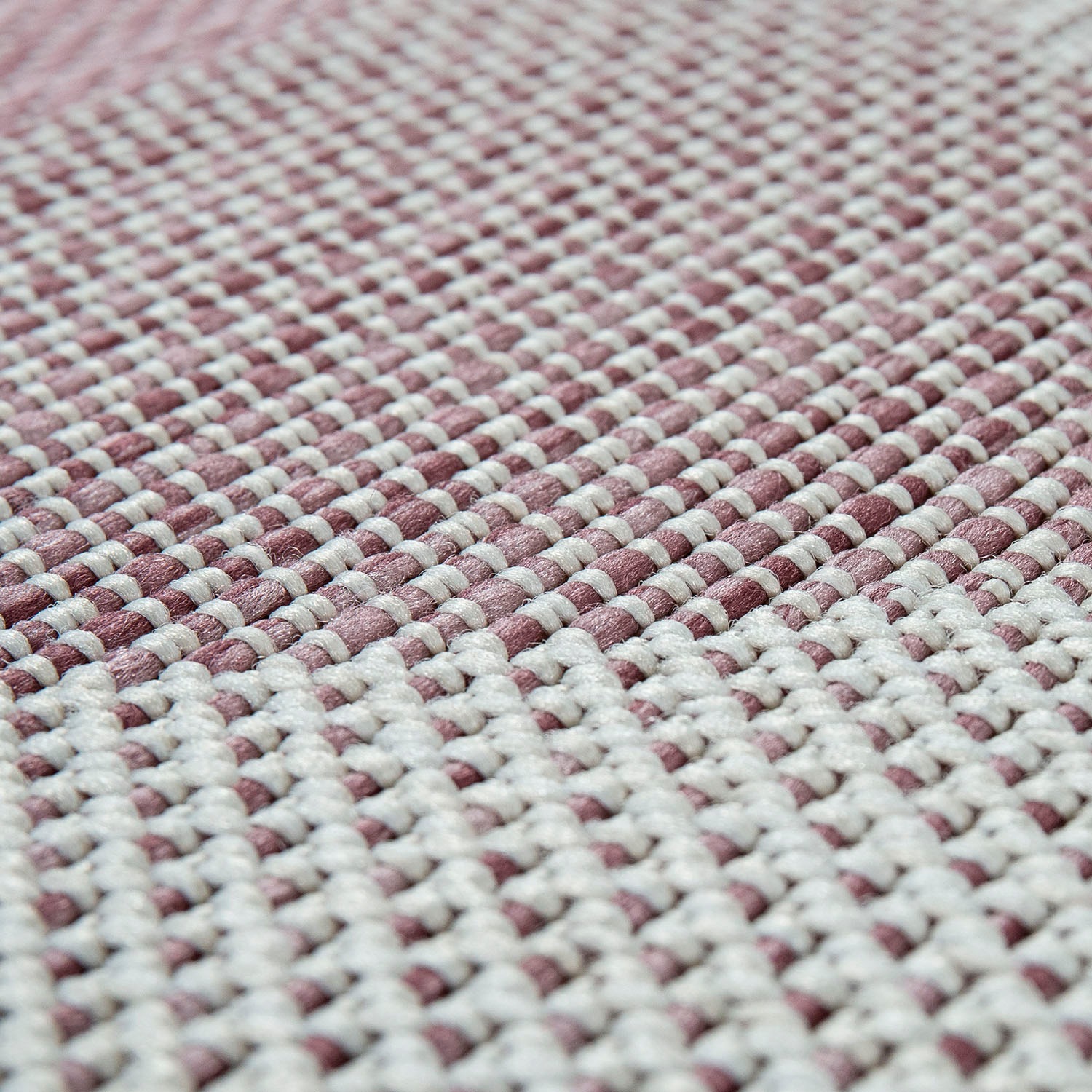 Paco Home Teppich »Kortrijk 743«, rechteckig, 4 mm Höhe, Flachgewebe, modernes Design, Pastell-Farben, In- und Outdoor geeignet