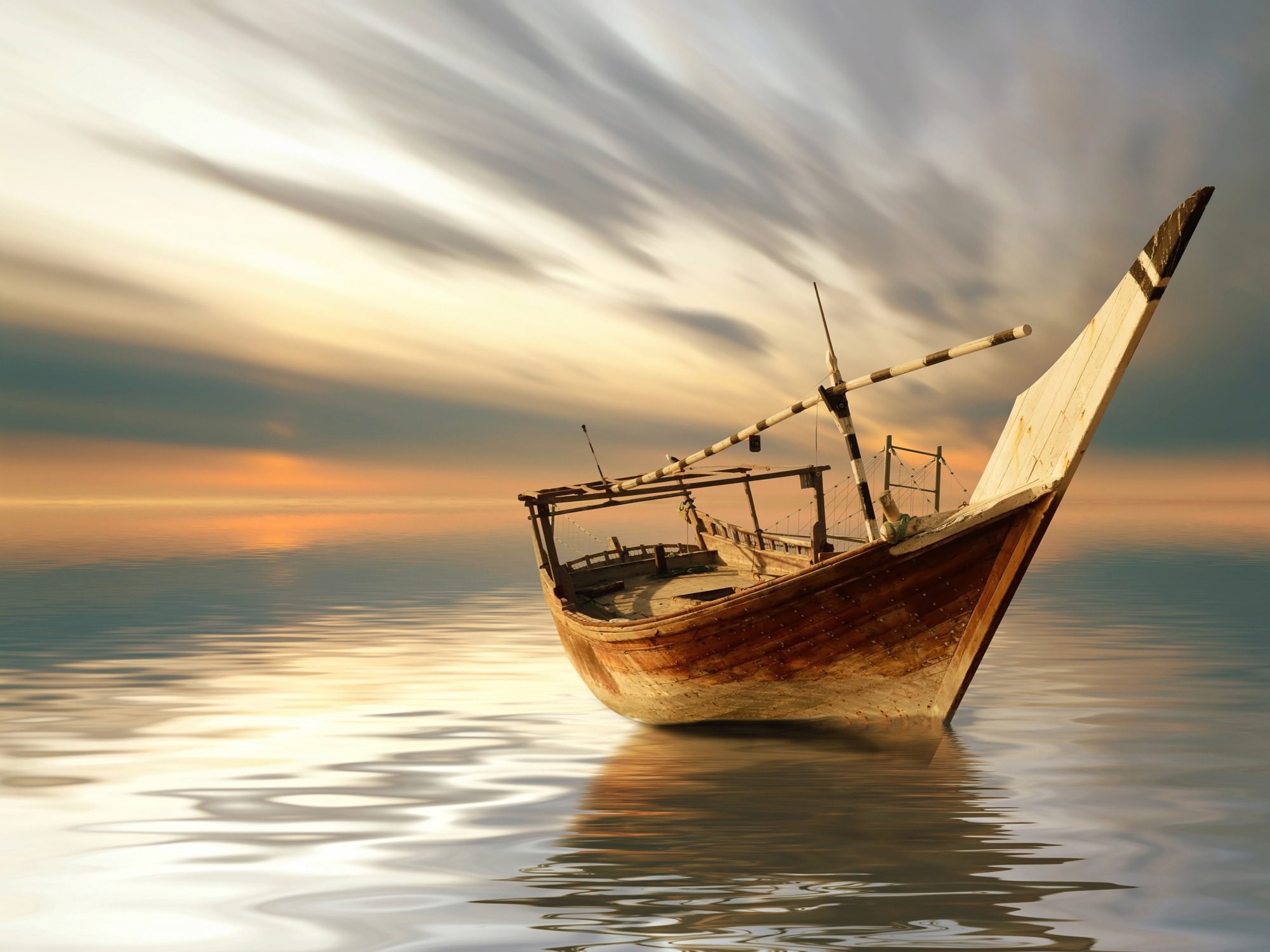 Papermoon "ALTES FISCHERBOOT"