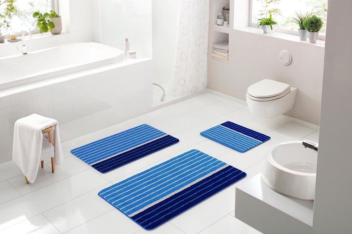 Batex WC-Vorleger "Tandea" Höhe 27 mm rutschhemmend beschichtet fußbodenhei günstig online kaufen
