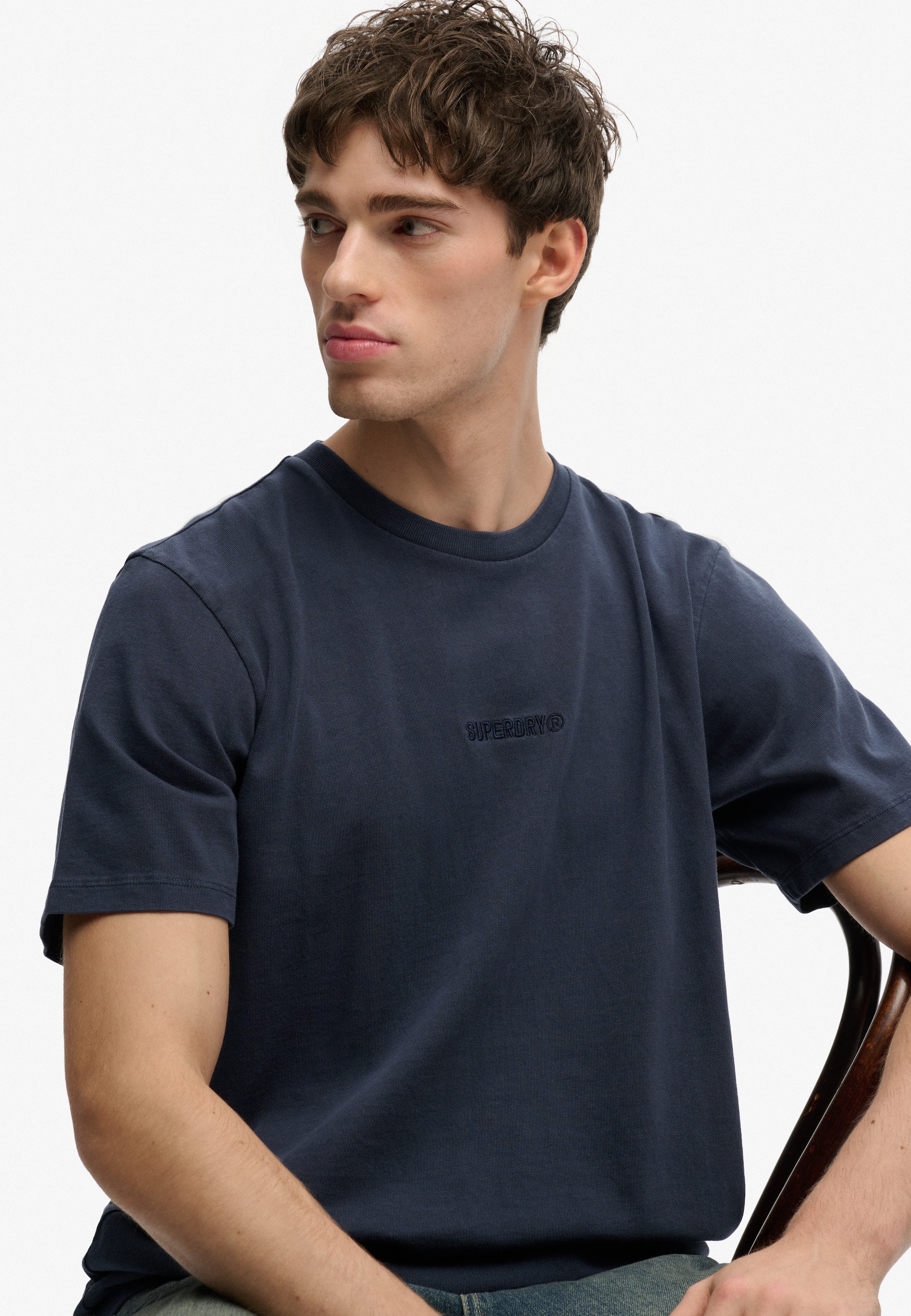 Superdry Rundhalsshirt »MICRO LOGO T SHIRT«