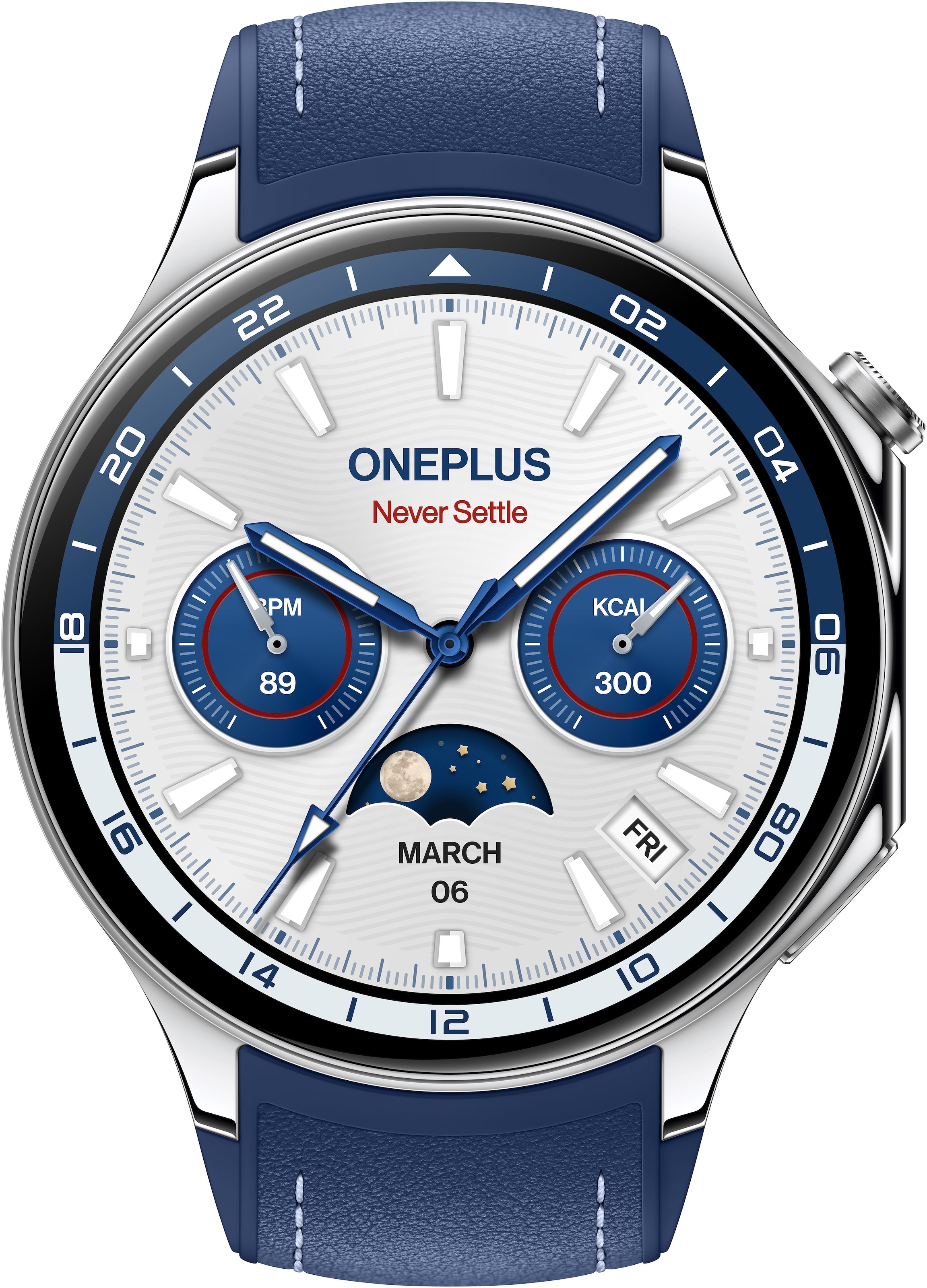 OnePlus Smartwatch »Watch 2 Nordic Blue Edition«(/ 1,43 ″)