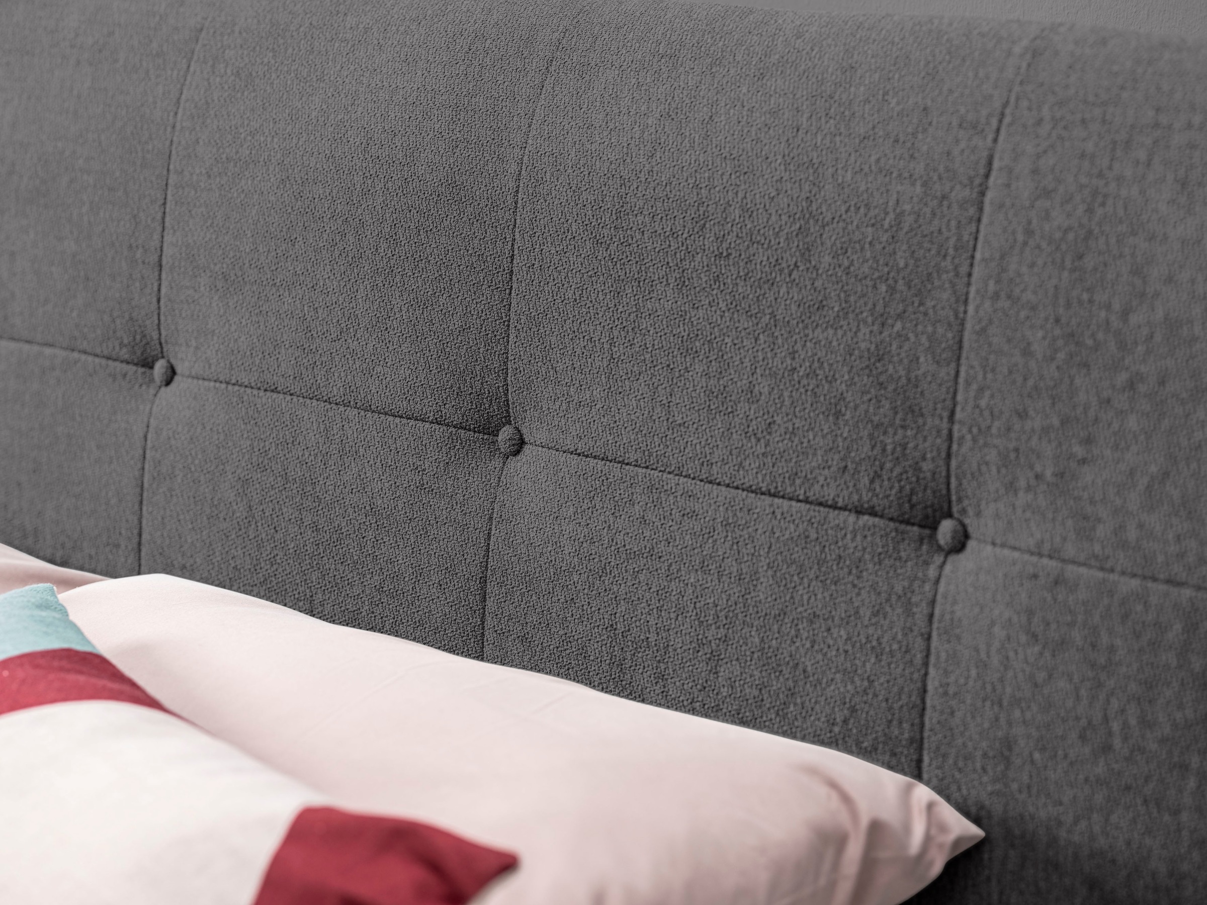 alina Boxspringbett »Luella«, ADA trendline Boxspringbett, inkl. Matratze und Viscoschaum-Topper