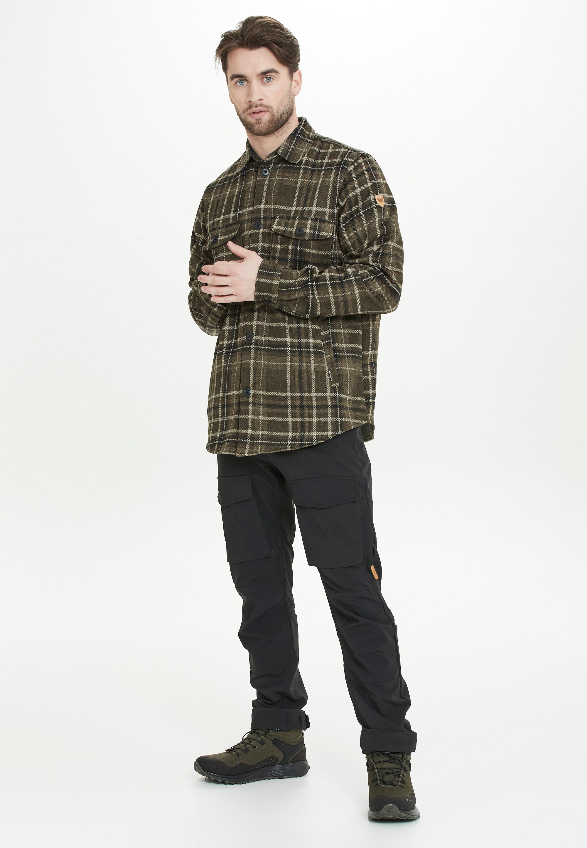 WHISTLER Fleeceshirt »Dewey«, mit modischem Karo-Muster
