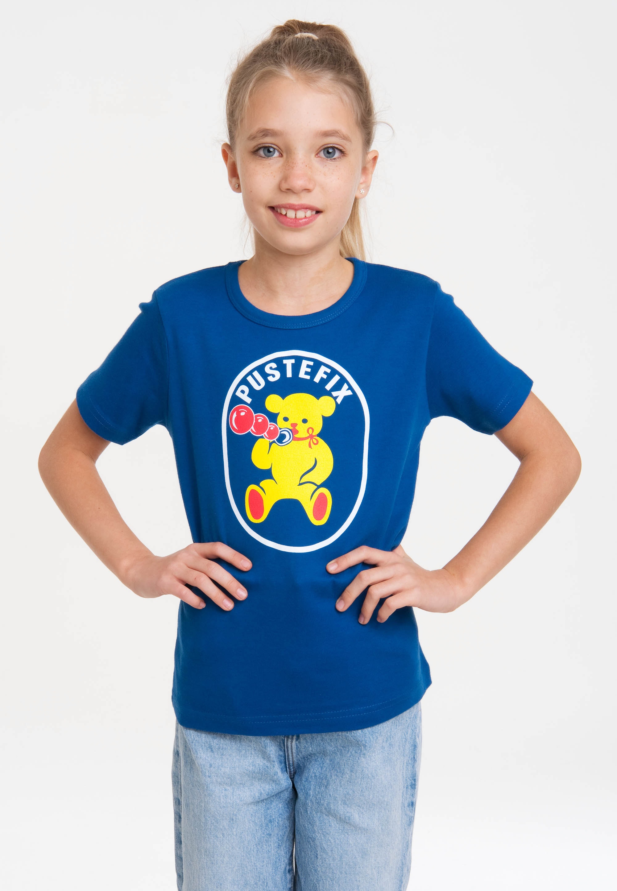 »Pustefix«, Seifenblasen-Frontdruck mit T-Shirt BAUR | bestellen LOGOSHIRT