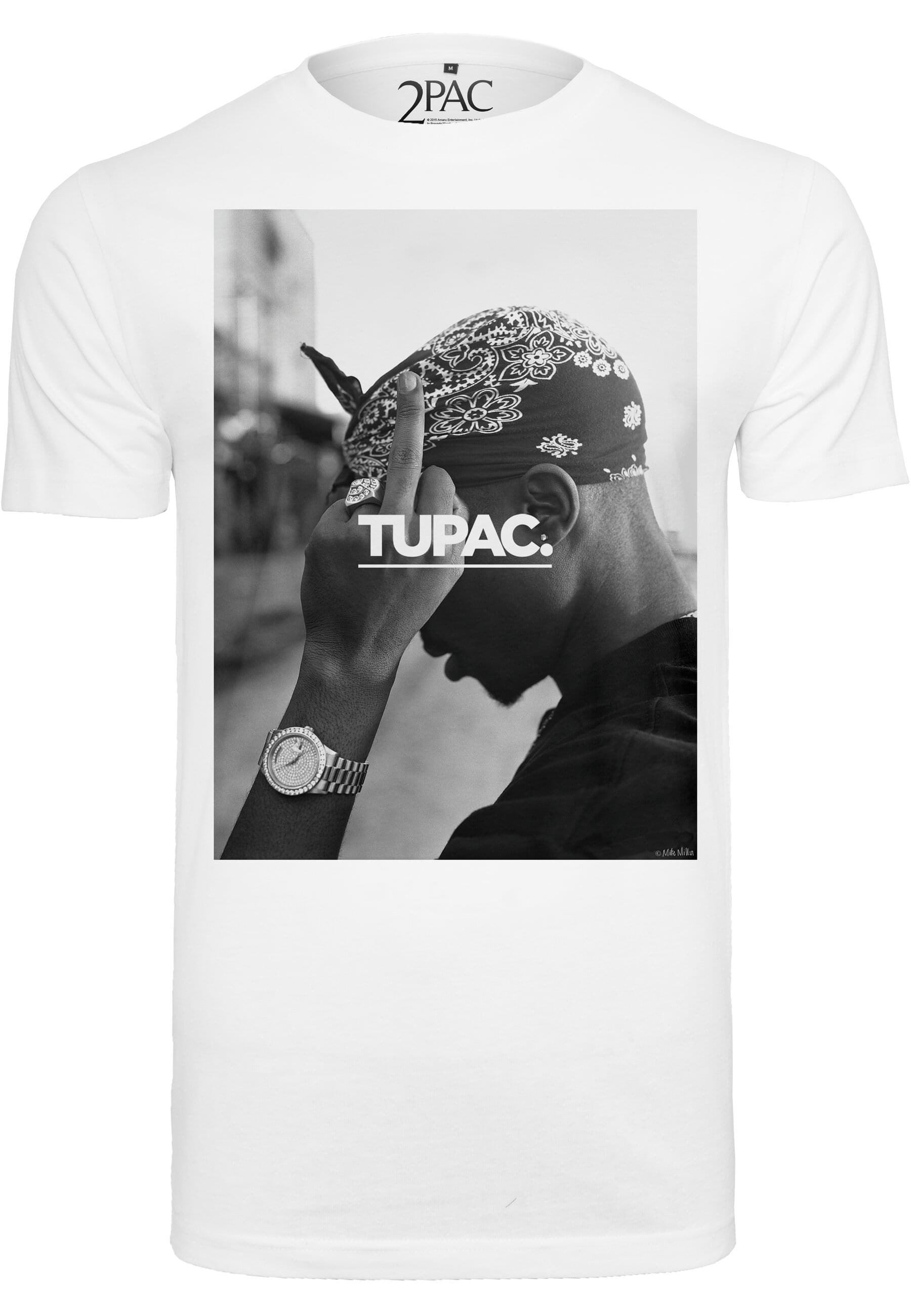MisterTee Kurzarmshirt "MisterTee Herren 2Pac F*ck The World Tee" 1 Stk. tl günstig online kaufen