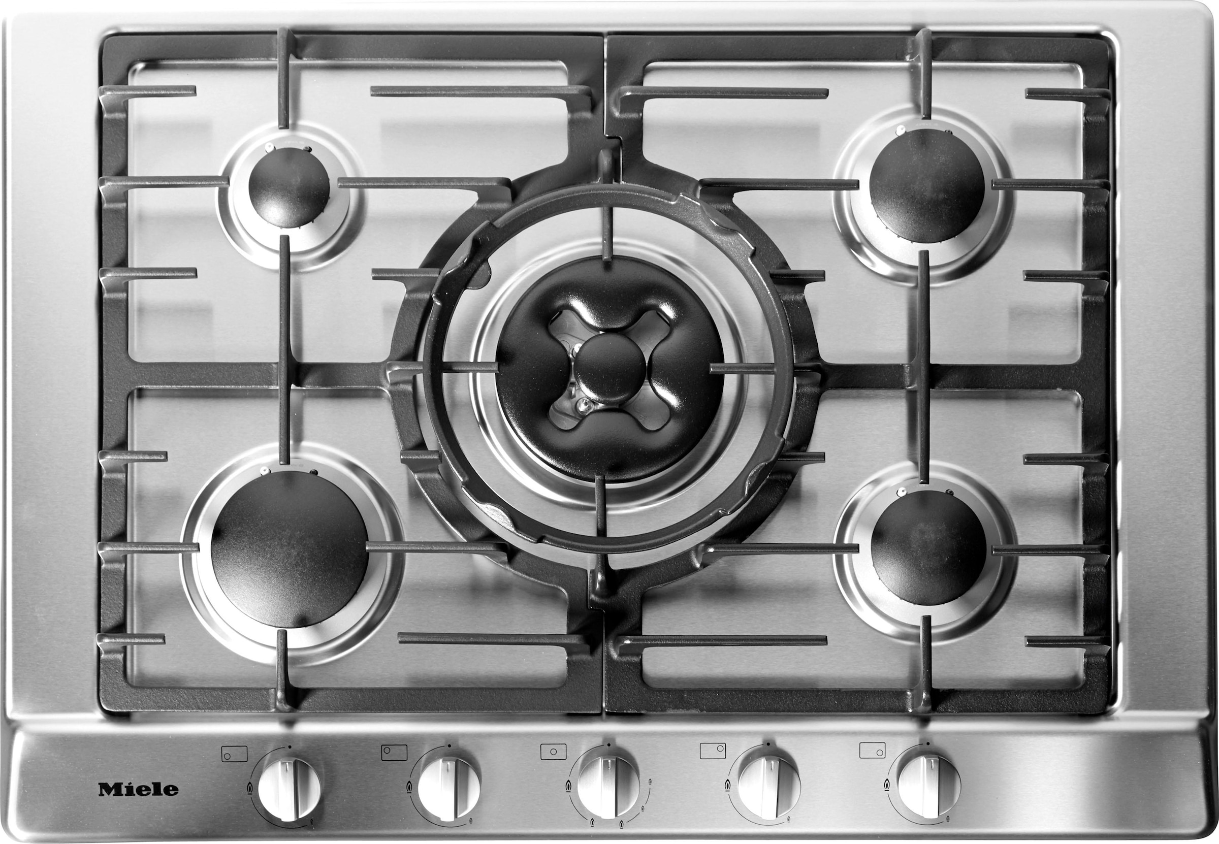 Miele "KM 2034" Mit 5 Brennern inkl. 1 Dual-Wok für besonders flexiblen Koc günstig online kaufen
