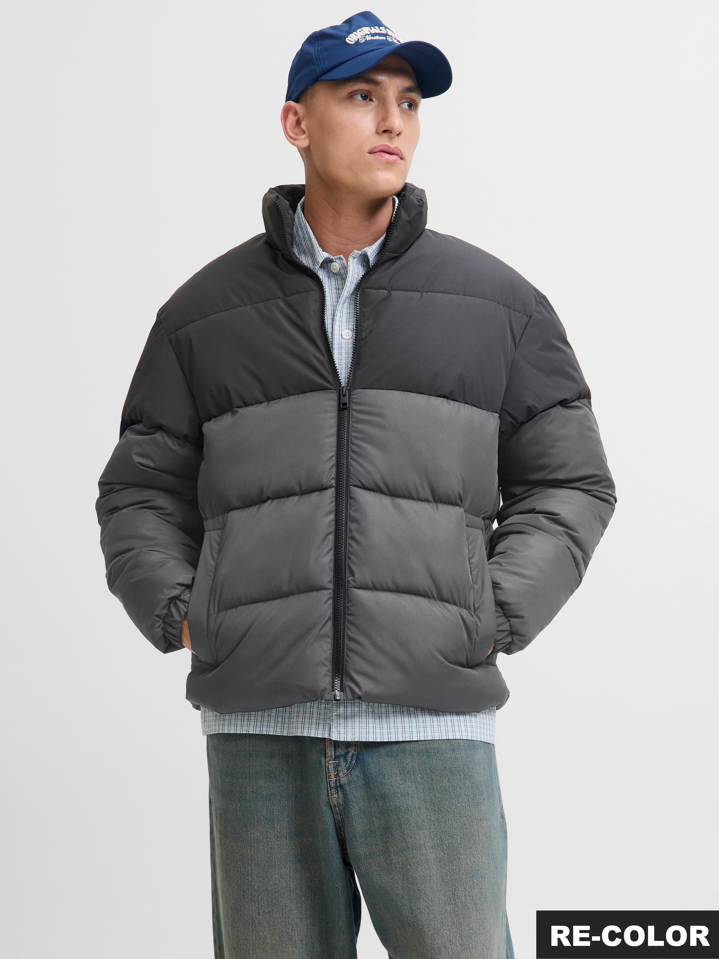 Jack & Jones Steppjacke "JJMAZE PUFFER COLLAR" günstig online kaufen