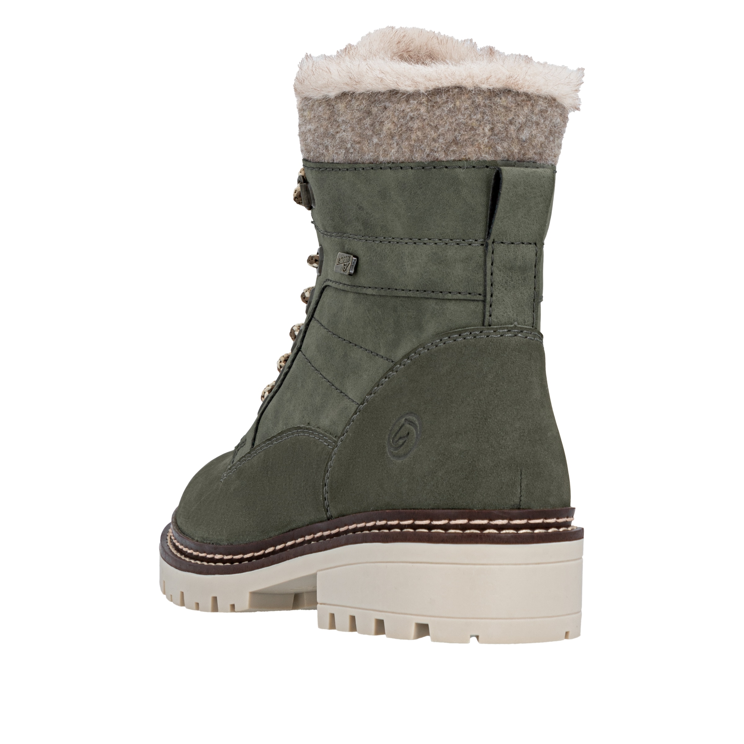 Remonte Winterstiefelette »Elisabeth Hurley-Collection«, Schnürboots mit wasserabweisender TEX-Membran und Fiber Grip