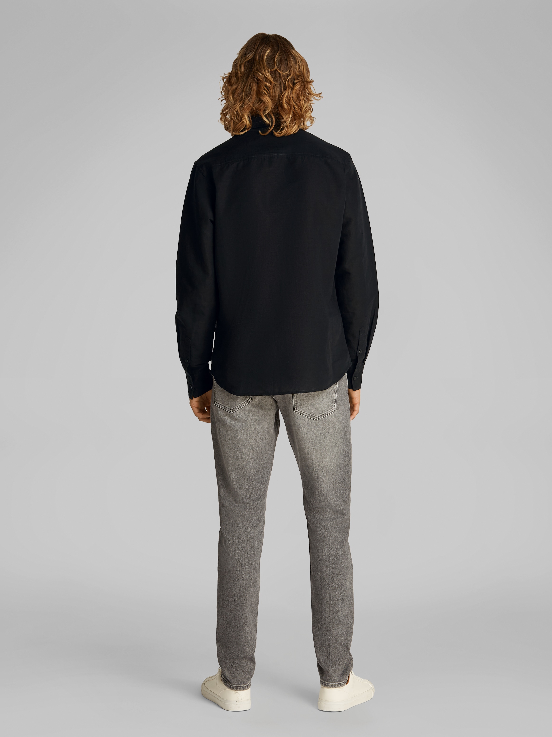 Calvin Klein Jeans Leinenhemd »LINEN COTTON SHIRT«, mit Brusttasche