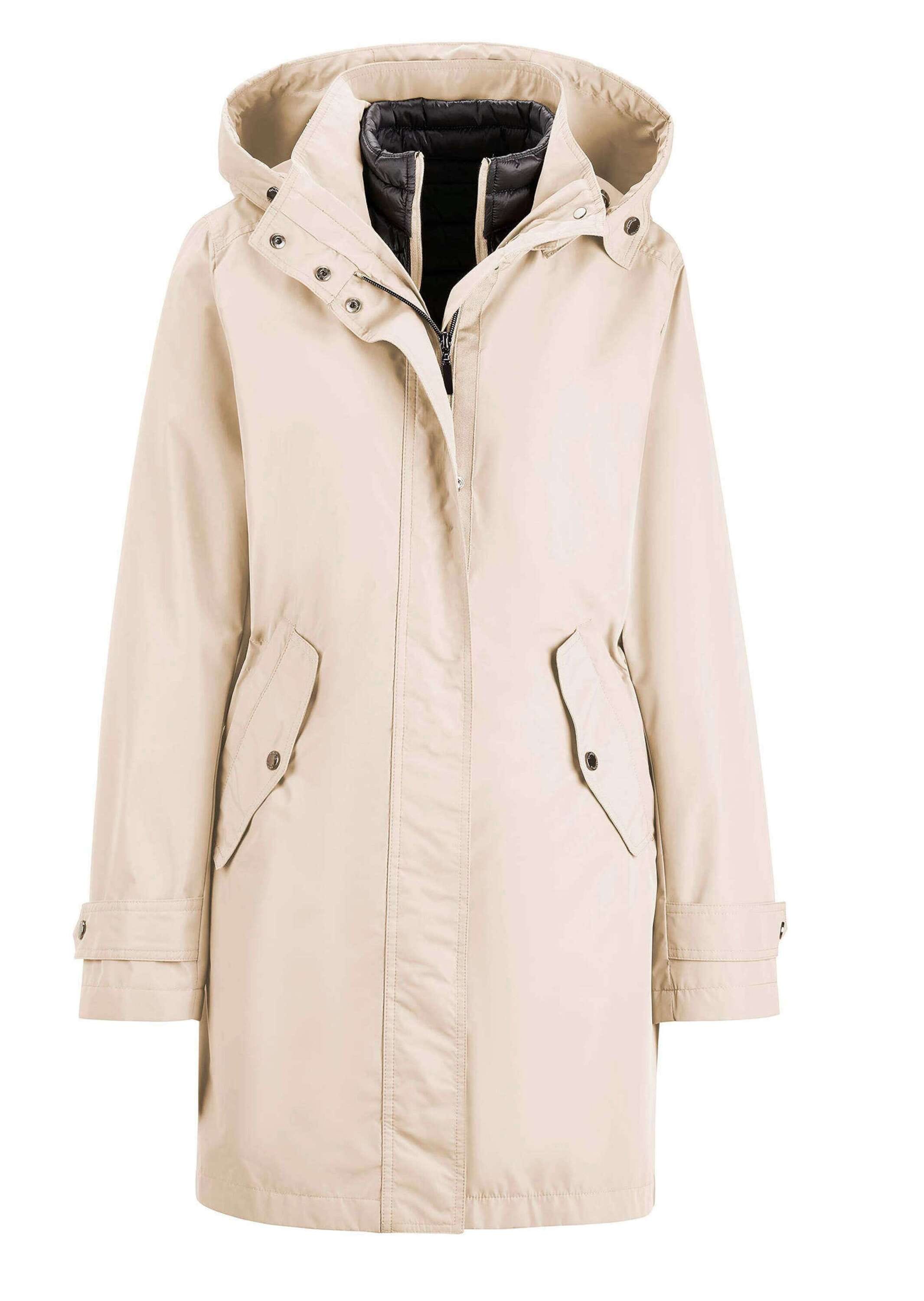 GOLDNER "Kurzgröße Kapuzenjacke mit 3-in-1-Funktion" Jacke mit herausnehmbarer Steppjacke