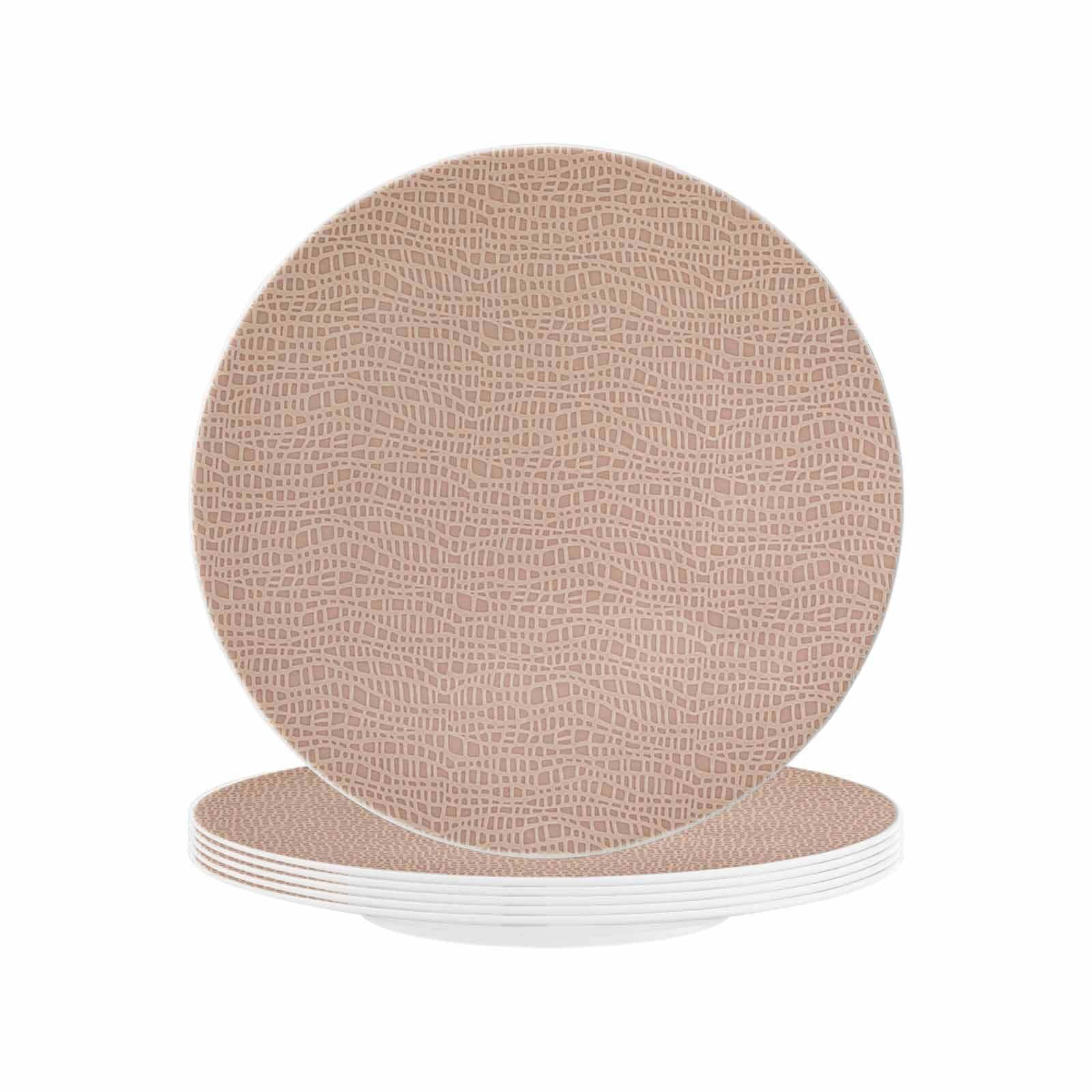 SELTMANN WEIDEN Frühstücksteller "Frühstücksteller Life Fashion ø 22,5 cm 6er Set", rosa, Speiseteller