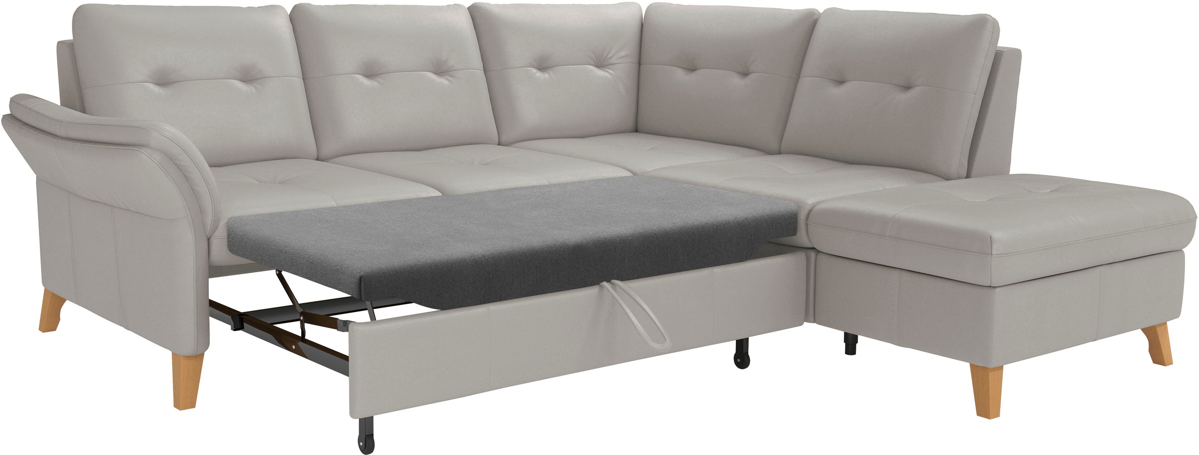 sit&more Ecksofa »Göteborg«, inkl. Sitztiefenverstellung, wahlweise mit Bettfunktion & Bettkasten