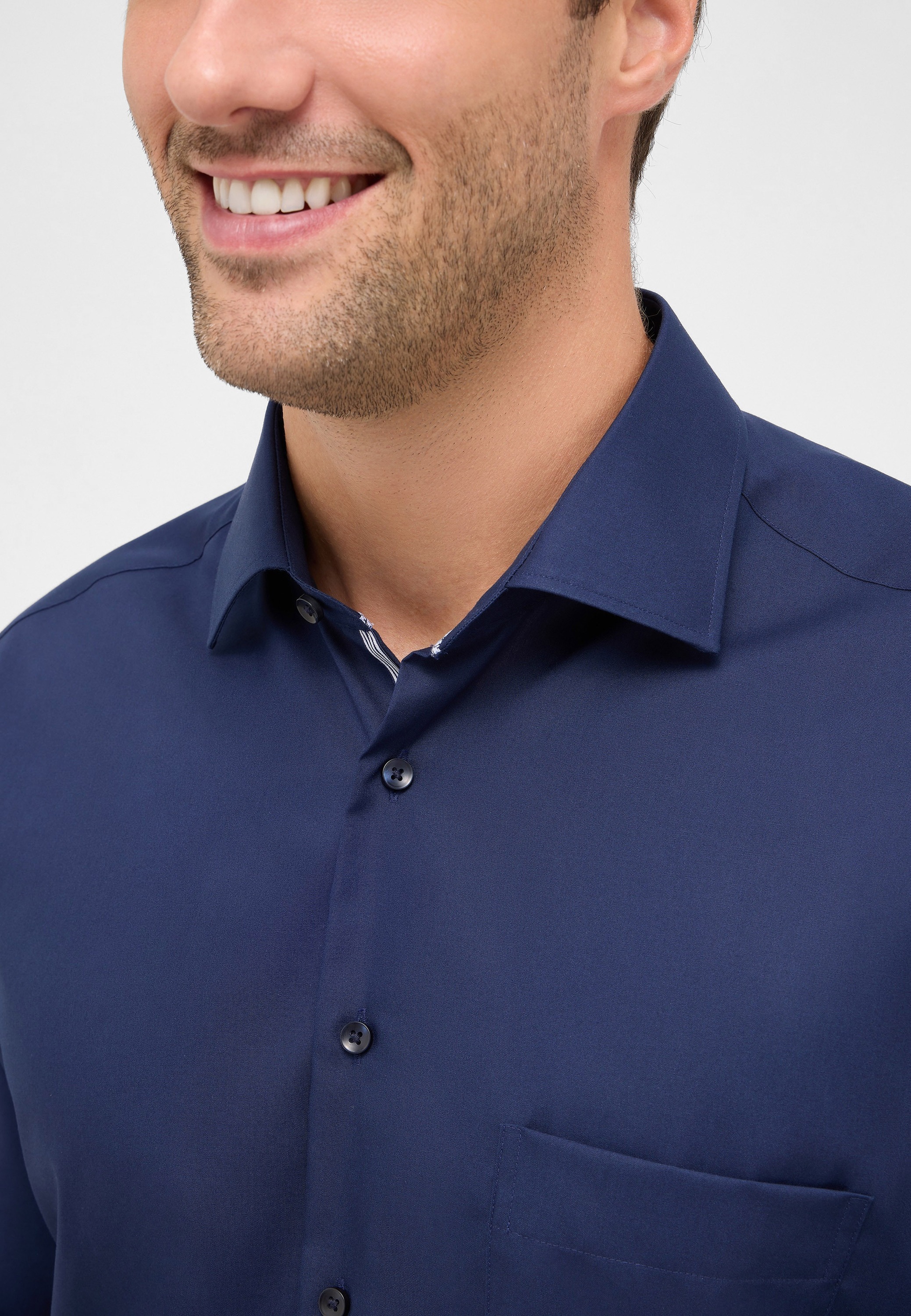 Thumbnail - Eterna Langarmhemd "MODERN FIT" NON IRON (bügelfrei)