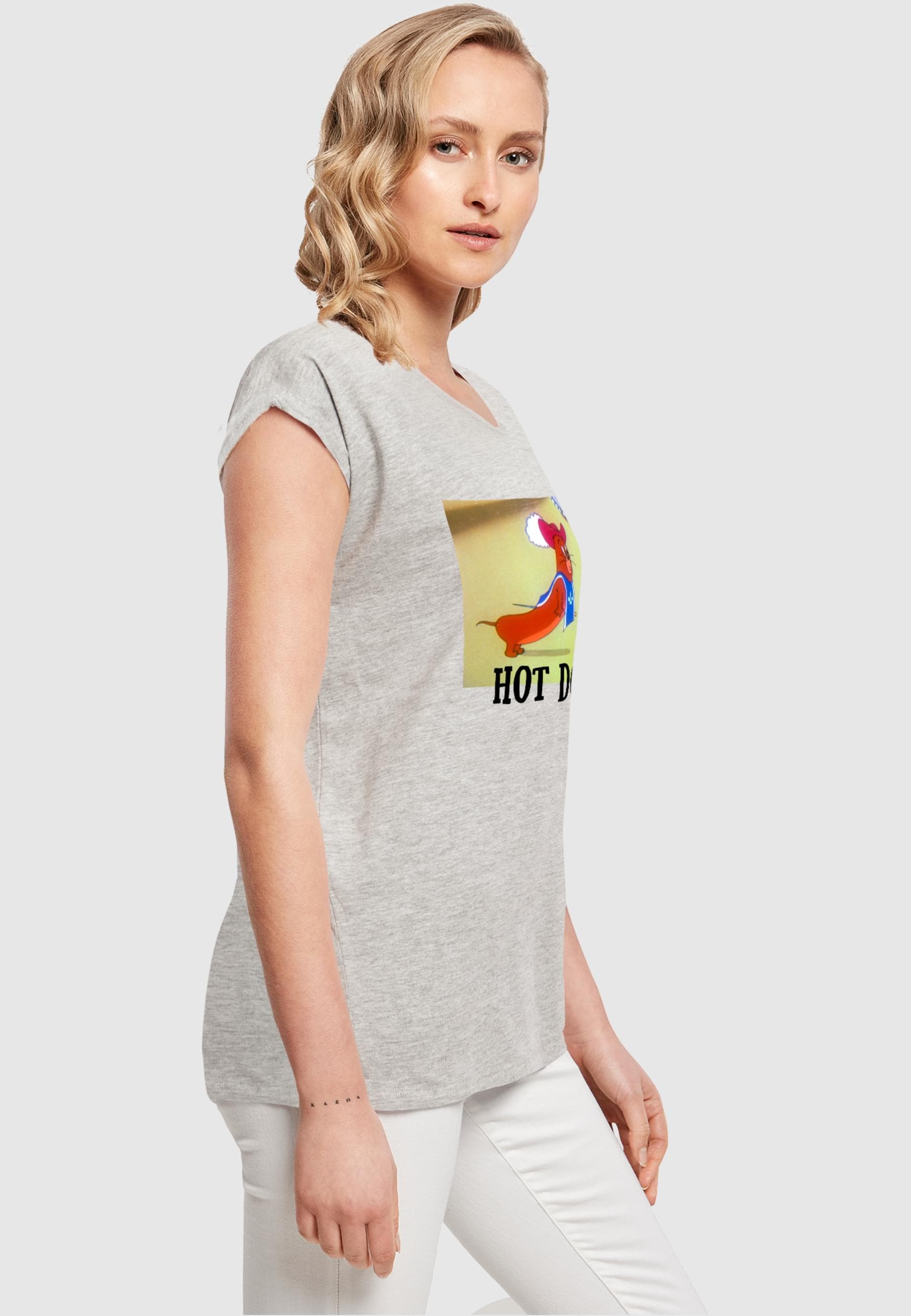 ABSOLUTE CULT T-Shirt »ABSOLUTE CULT Damen Ladies Tom and Jerry - Hot Dog T-Shirt«, (1 tlg.)
