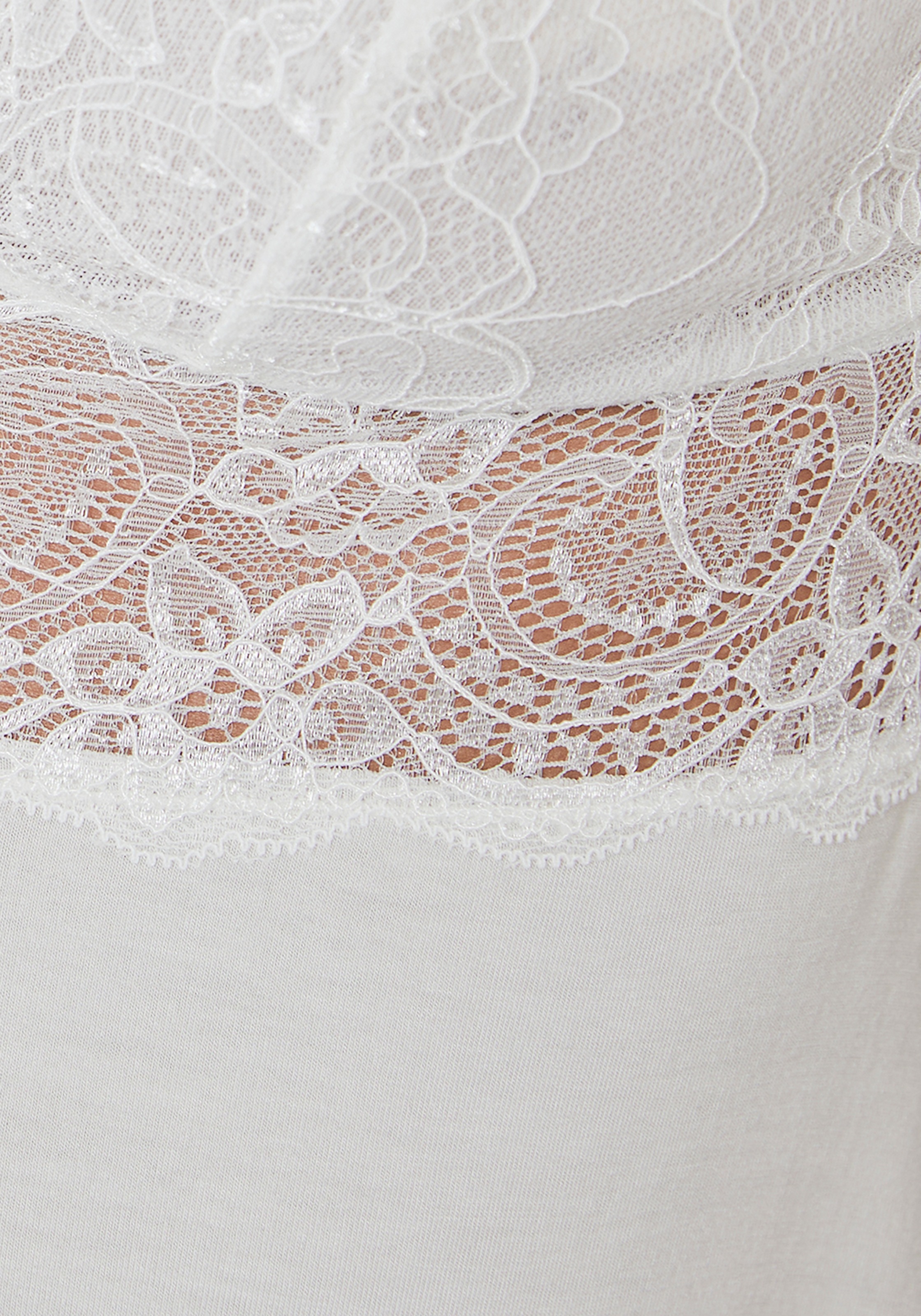 LASCANA Shorty, (Set, 2 tlg.), mit hübschen Spitzendetails