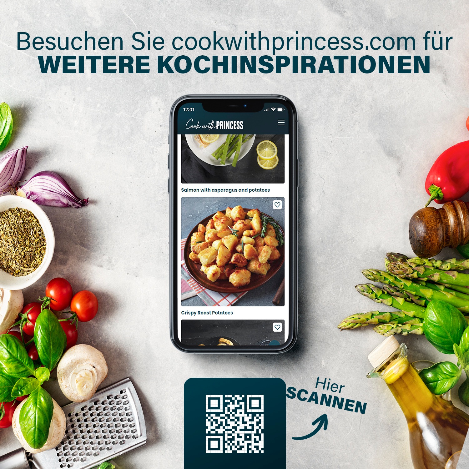 PRINCESS Heißluftfritteuse »182061«, 1800 W, Fassungsvermögen 6,5 l, mit herausnehmbarer Trennwand