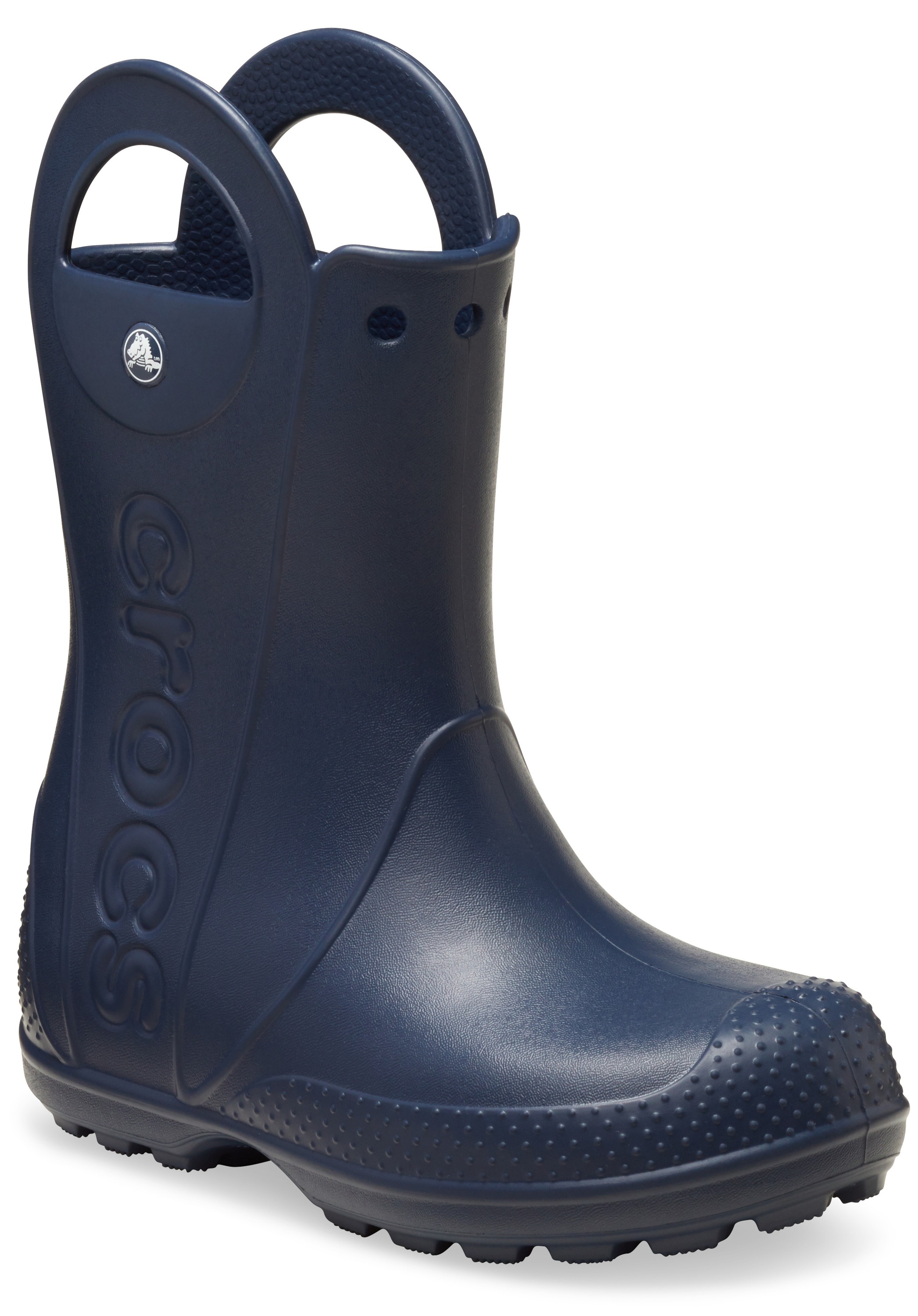 CROCS Mädchen Stiefel "Handle It T", Gr. 22, blau, Obermaterial: 100% Gummi rubber., Schuhe