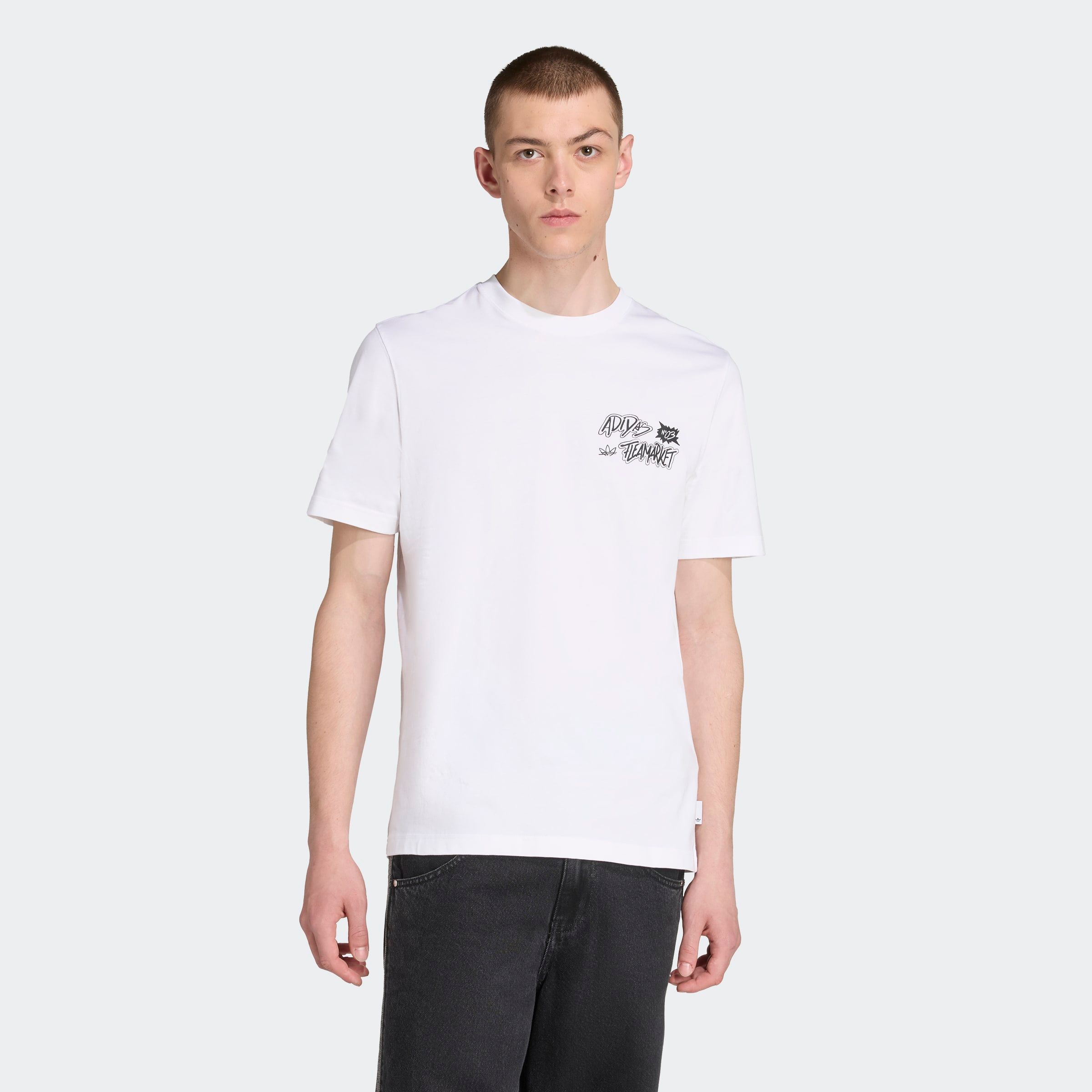 adidas Originals T-Shirt "LOCKER GESCHNITTENES TREFOIL SERIES" Print T-Shirt, lockere Passform