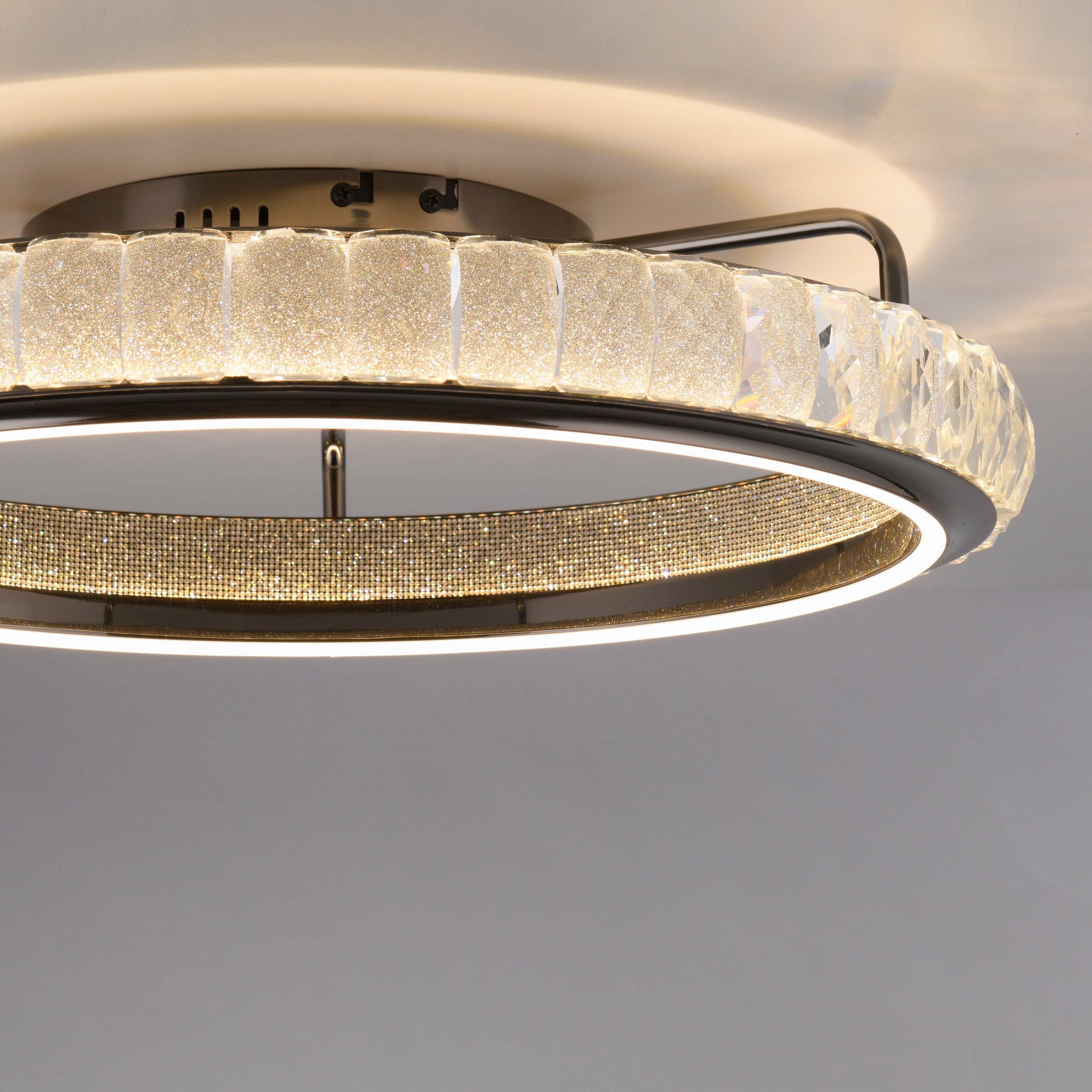 Paul Neuhaus LED Deckenleuchte »GLAMORA« LED-Board 1 Stk. warmweiß - kaltweiß CCT(2700-5000K), Stufenlos dimmbar über Fernbedienung, Memoryfunktion