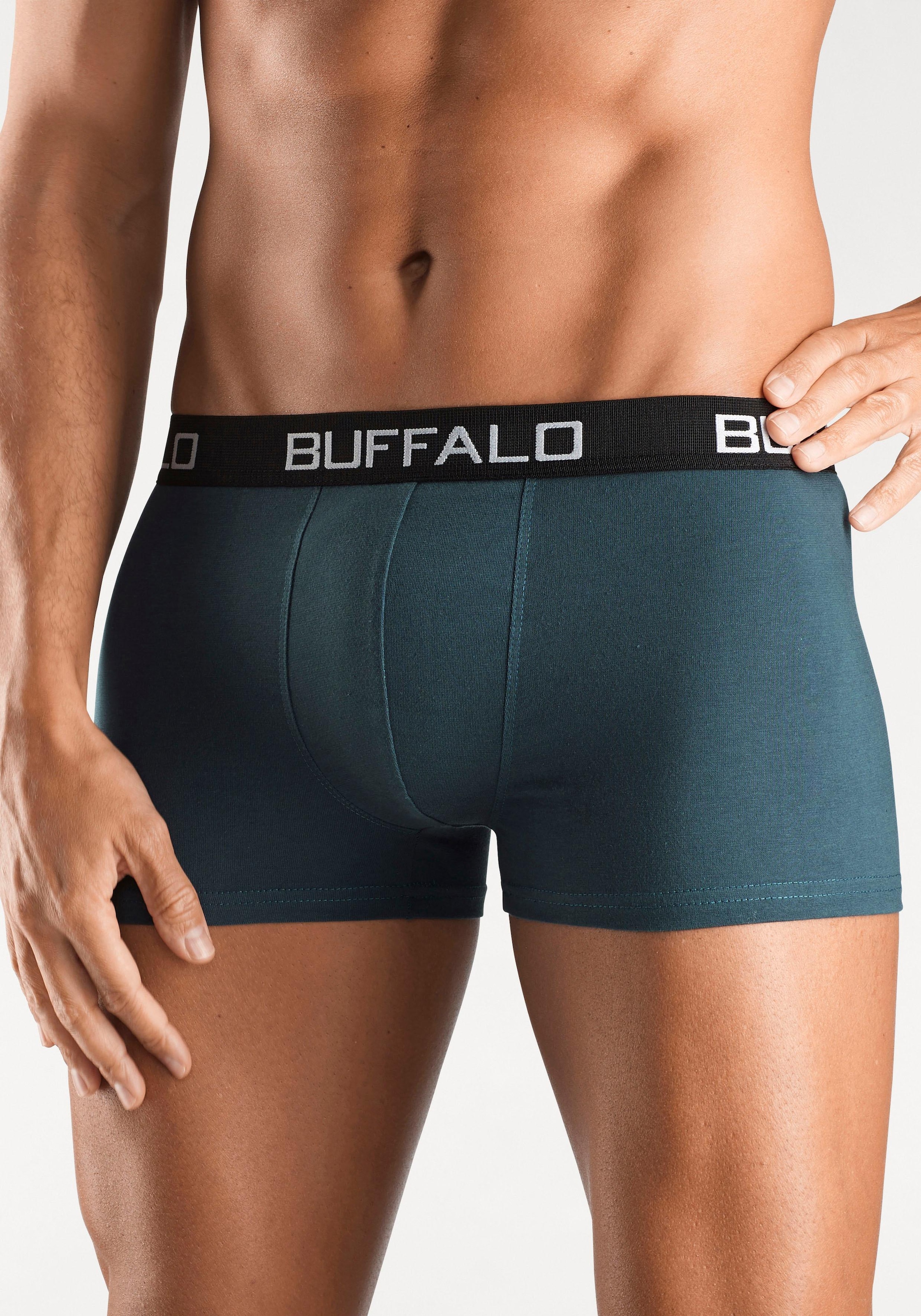 Buffalo Boxer »Boxershorts für Herren«, (Packung, 4 St.), aus Baumwoll-Mix