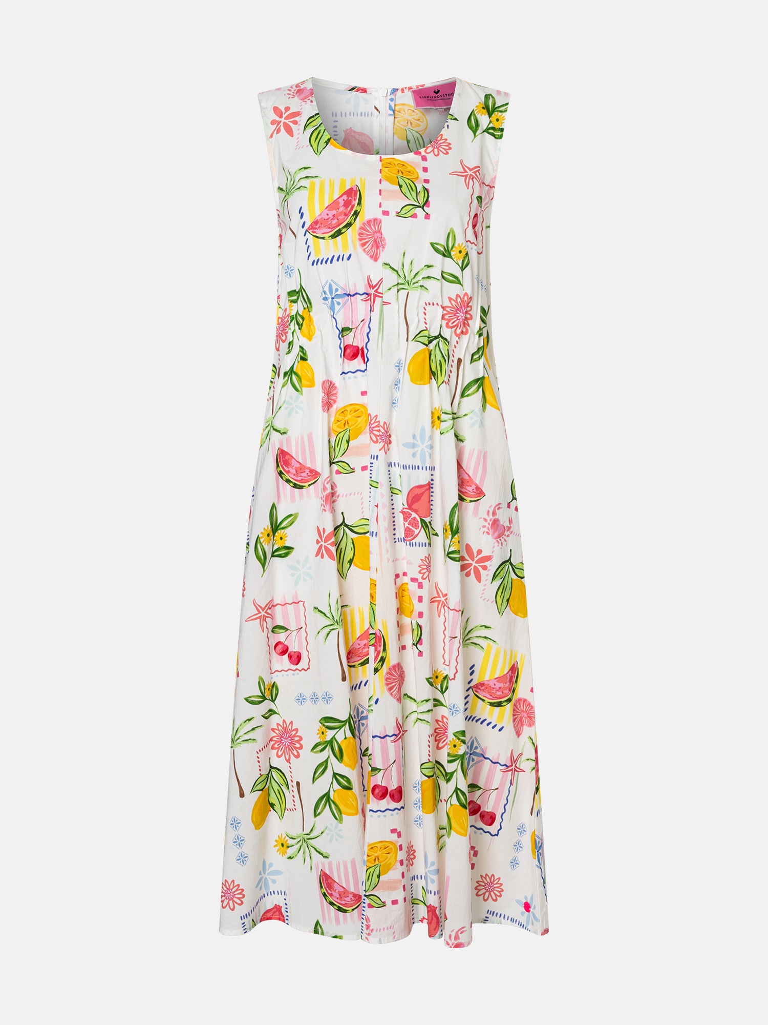 Lieblingsstück Sommerkleid »RosaleaL« Eingrifftaschen in Midi-Länge, Allover-Print