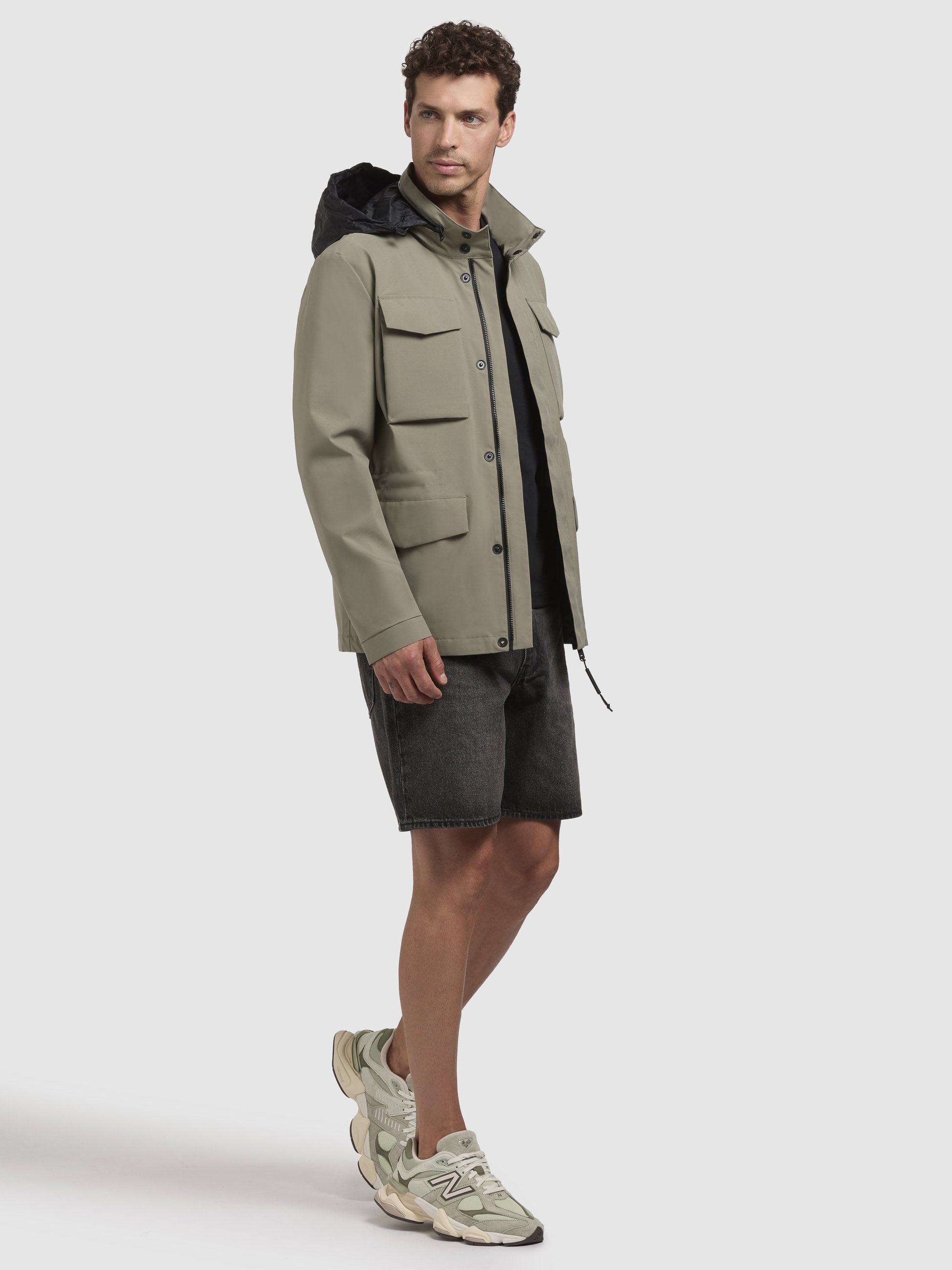 khujo Fieldjacket »ARLO«, mit Kapuze