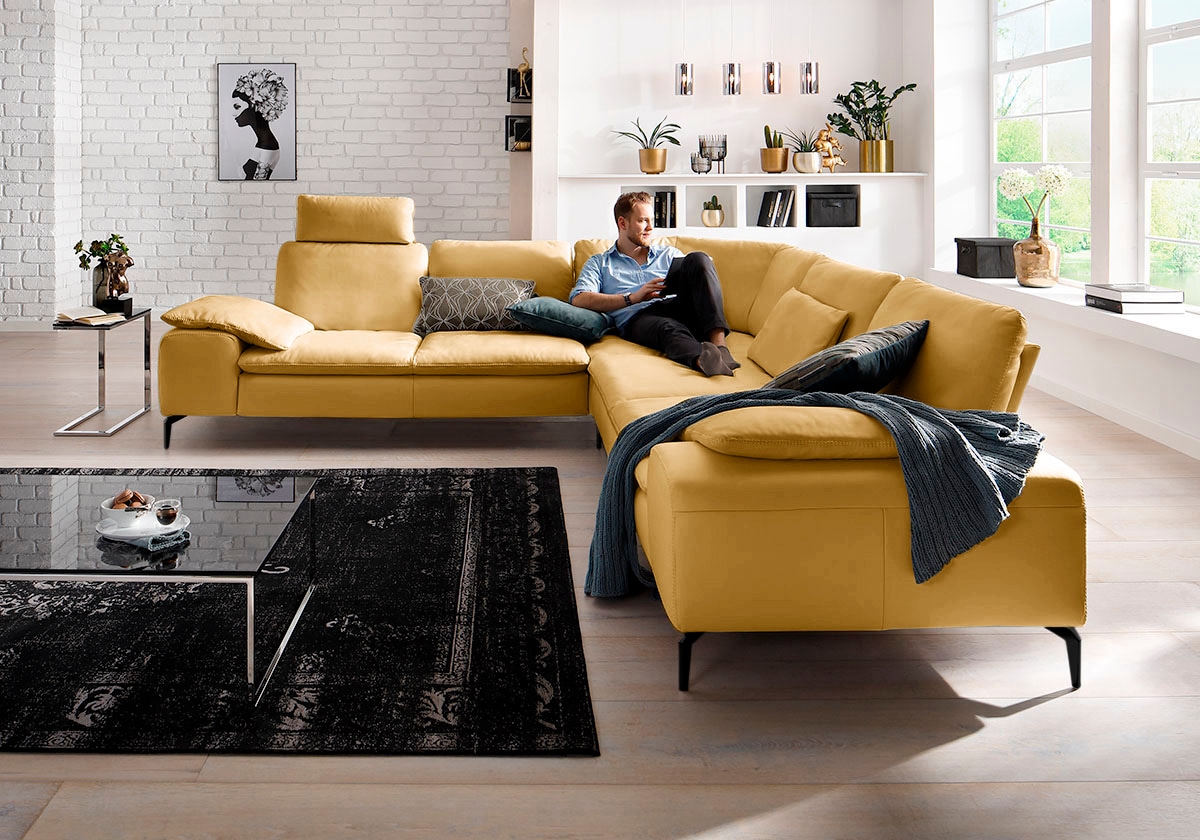 W.SCHILLIG Ecksofa "valentinoo, Designsofa, elegant und bequem, L-Form", (S günstig online kaufen