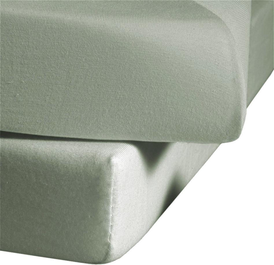 fleuresse Spannbettlaken "Jenny C aus feinfädigem Mako-Jersey" für Matratzen bis 23 cm Höhe