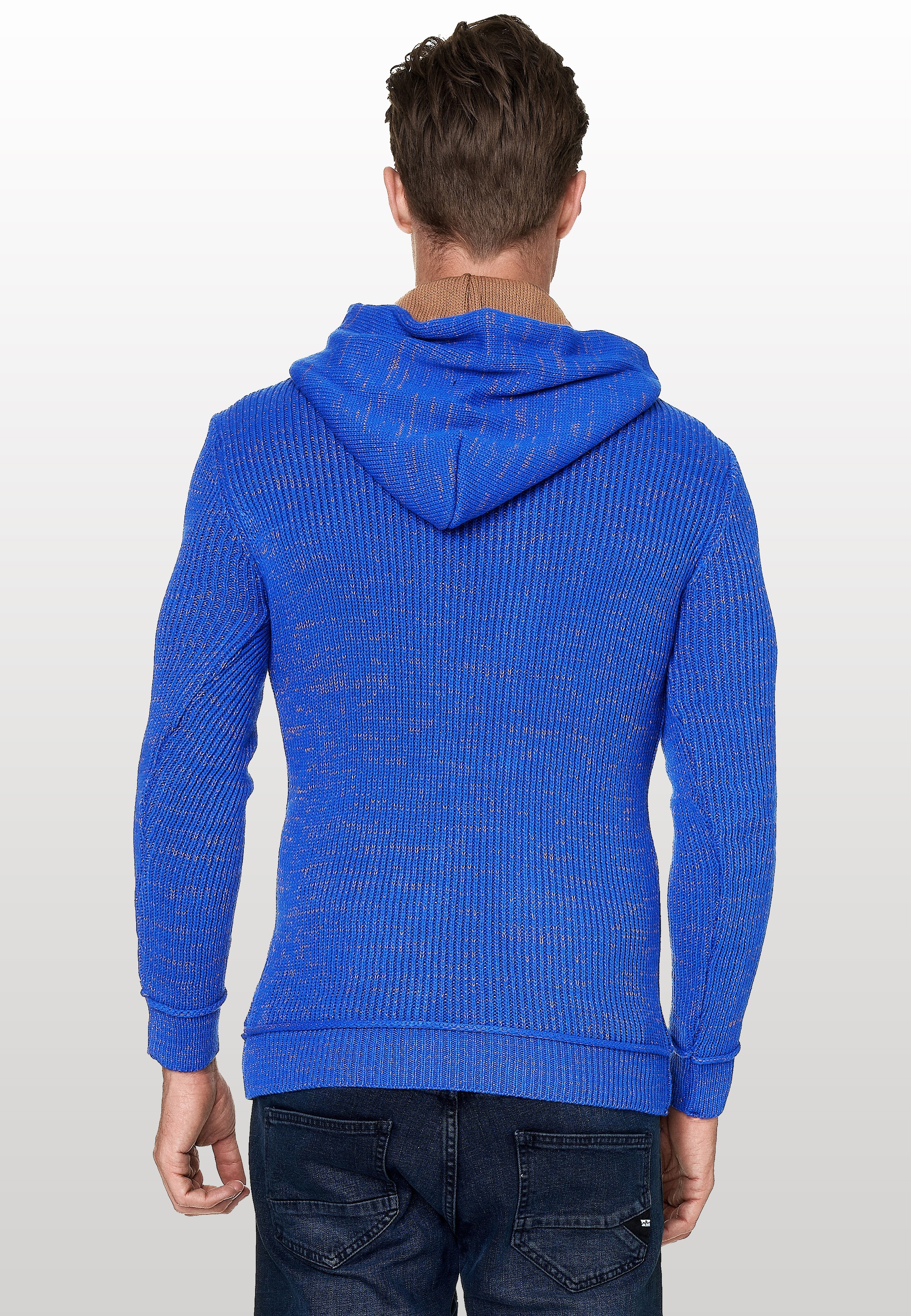 Rusty Neal Kapuzensweatshirt, mit stylischem Ausschnitt