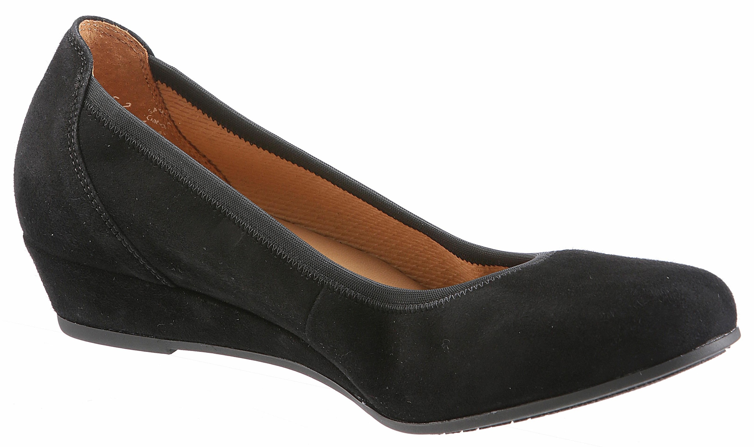 Gabor Pumps "KRETA", Keilabsatz, Halbschuh, Schlupfschuh, in bequemer Weite günstig online kaufen