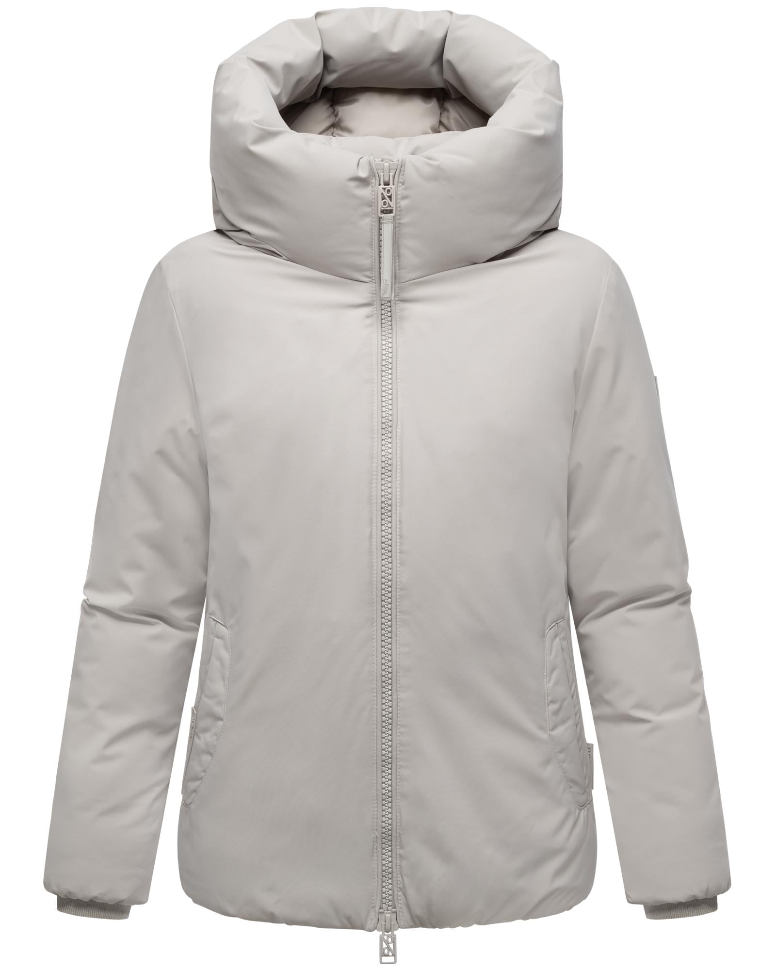 Navahoo Winterjacke »Blütenlicht 14«, mit Kapuze, Warme Damenjacke mit hohem Kragen