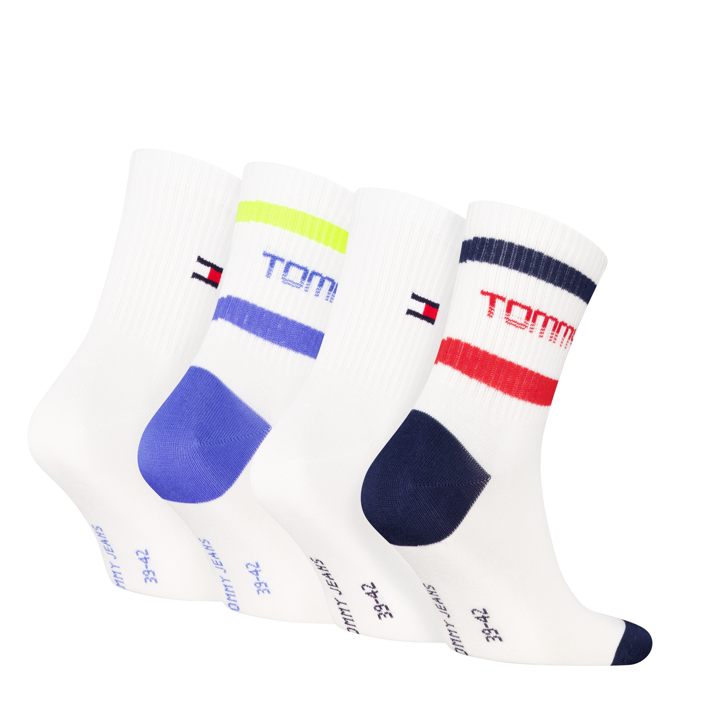 Tommy Hilfiger Kurzsocken "TH UNI TJ SHORT SOCK 4P STRIPE ECOM" 4 Paar günstig online kaufen