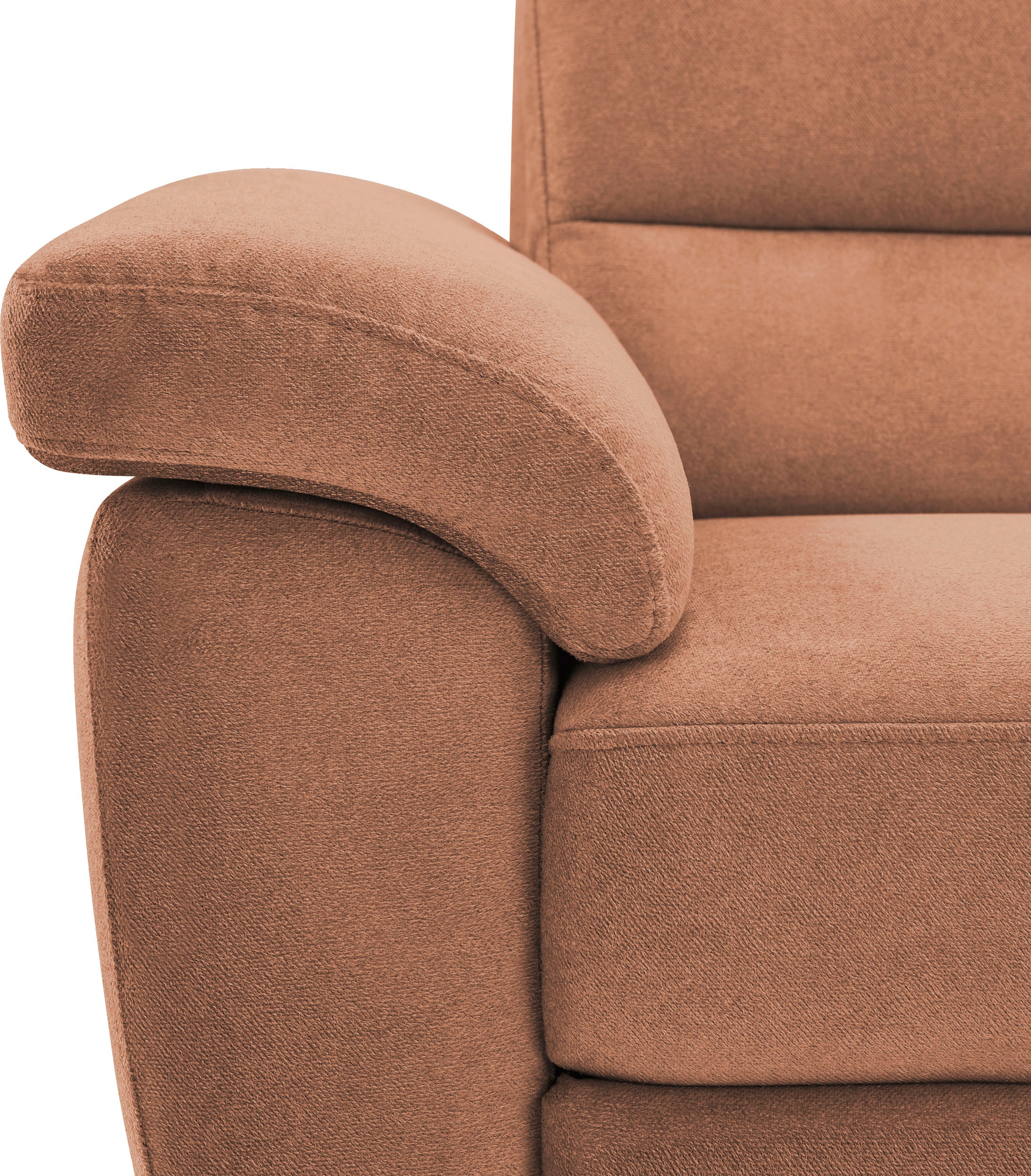CALIZZA INTERIORS Ecksofa »Onyx L-Form«, Recamiere links oder rechts, wahlweise mit Bettfunktion, Breite 270 cm