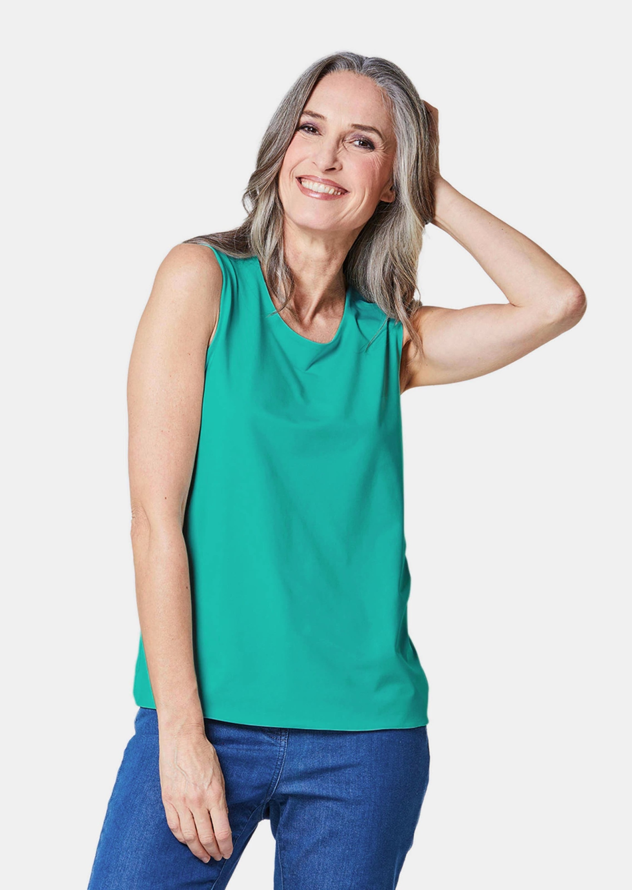 GOLDNER Trägertop "Kurzgröße Gepflegtes Top in formstabiler Ware" ohne günstig online kaufen