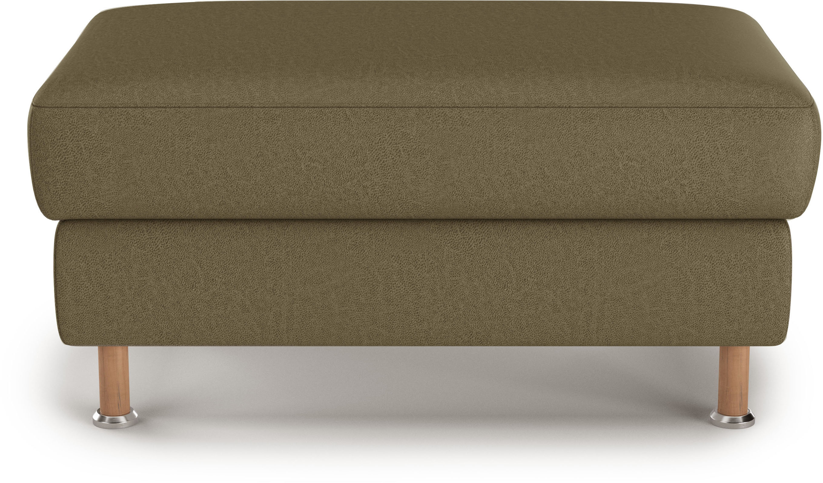 Thumbnail - Home affaire Polsterhocker "Calypso" Holzfuesse mit Metallteller