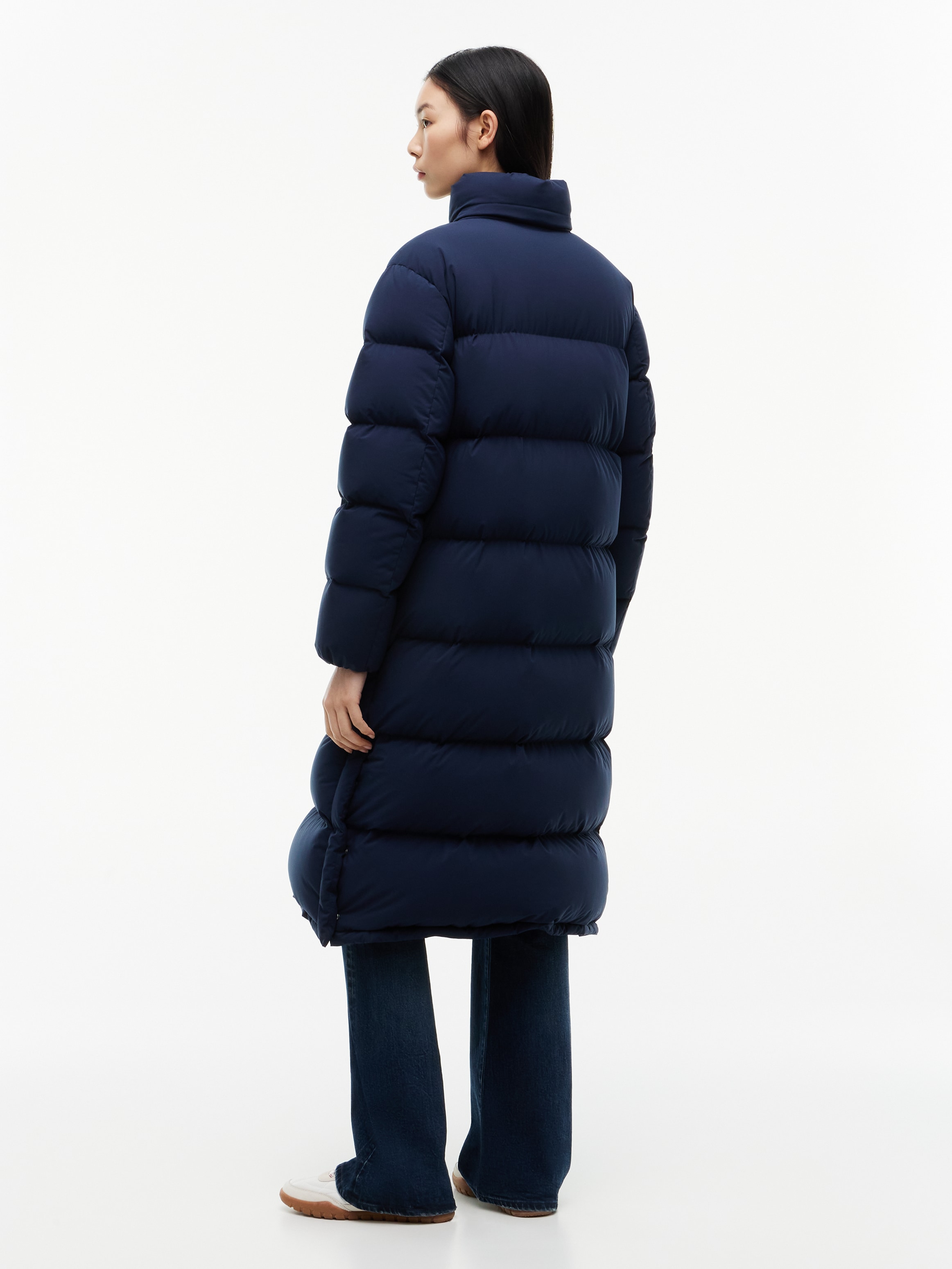 Tommy Jeans Steppmantel »TJW ALASKA LONG PUFFER EXT« mit seitlichen Schlitzen mit Druckknopfverschluss