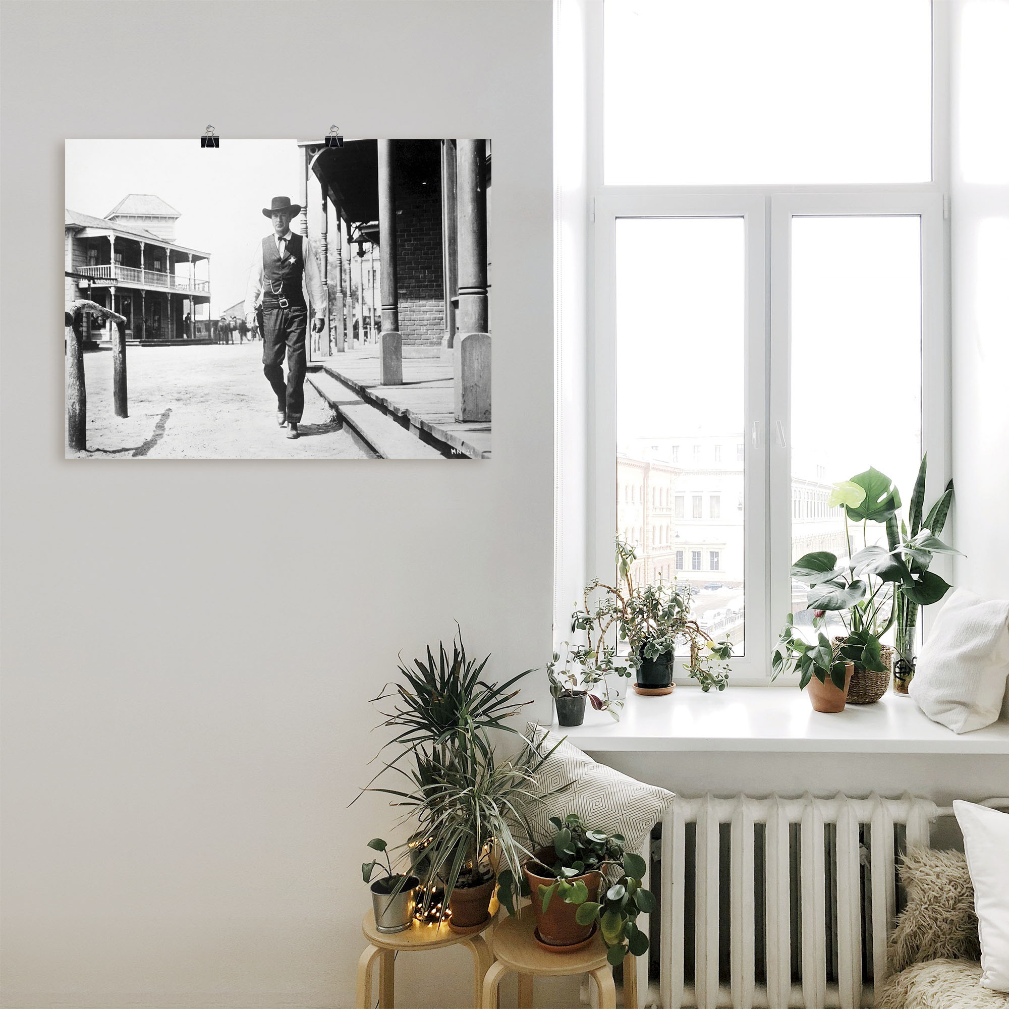 Thumbnail - Artland Wandbild "Zwölf Uhr Mittags 1952 II", Film, (1 St.), als Leinwandbild, Poster, Wandaufkleber in verschied. Größe...