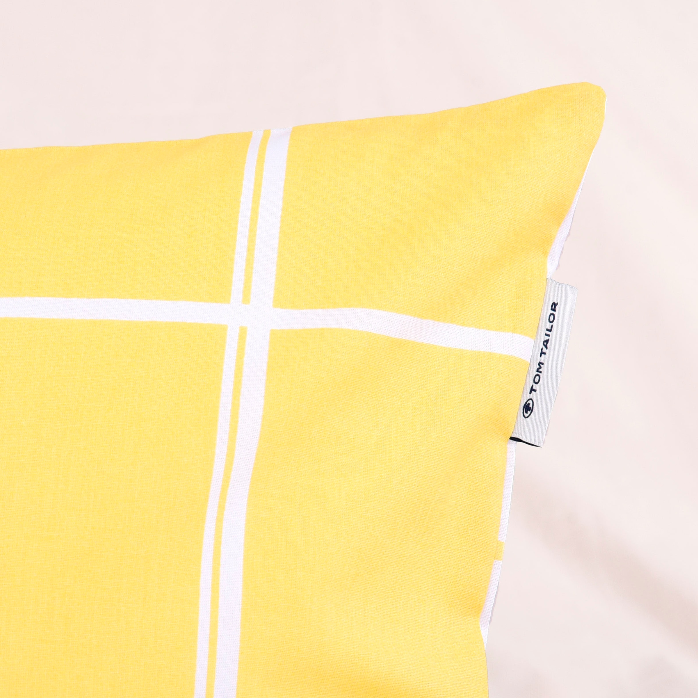TOM TAILOR HOME Bettwäsche »LARGE CHECK in Gr. 135x200cm oder 155x220cm«, new bedroom, gewebtes Label