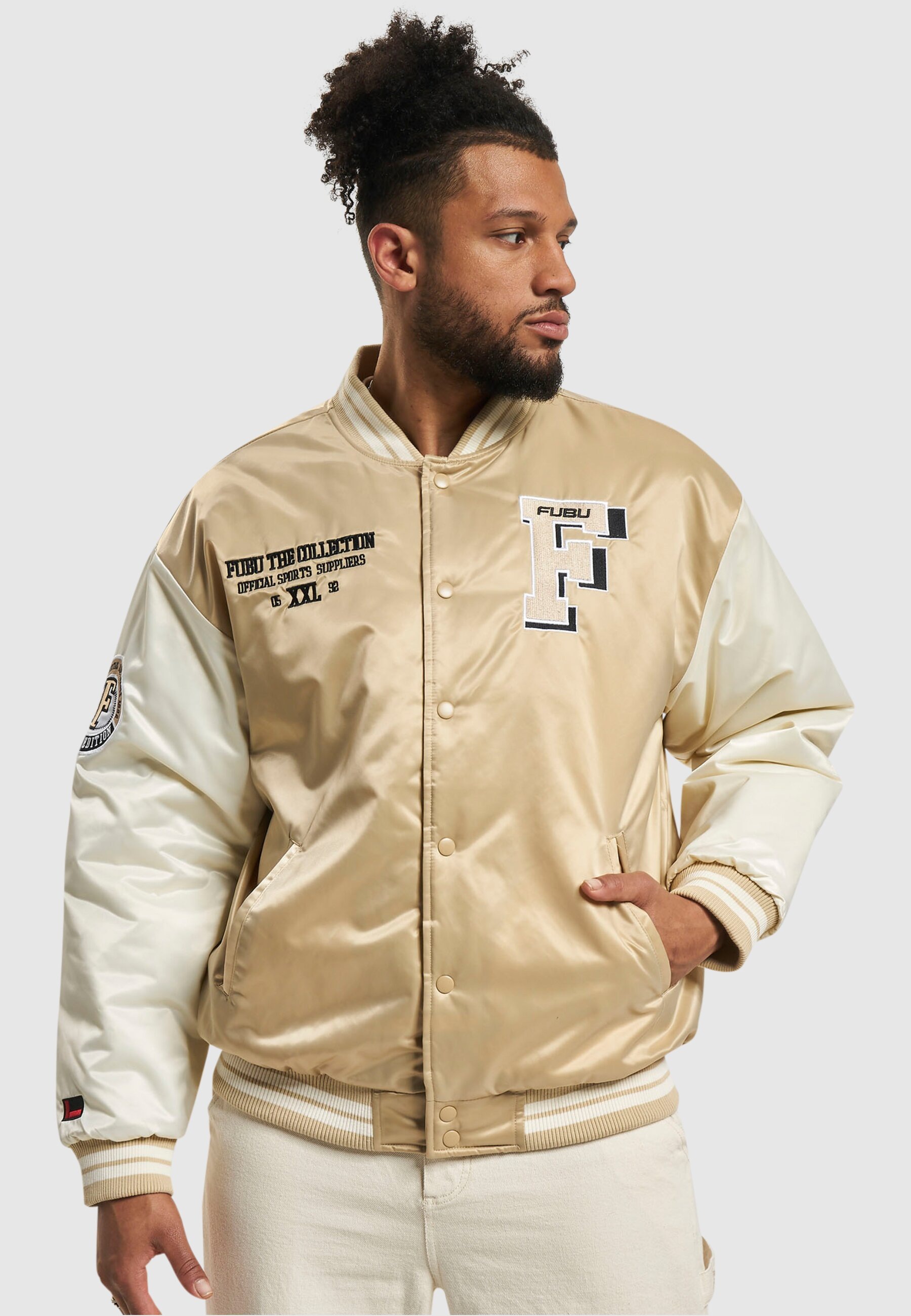 Jacket«, »Herren Fubu bestellen (1 Collegejacke St.) BAUR Varsity | FUBU FM231-003-2 Shiny College ▷