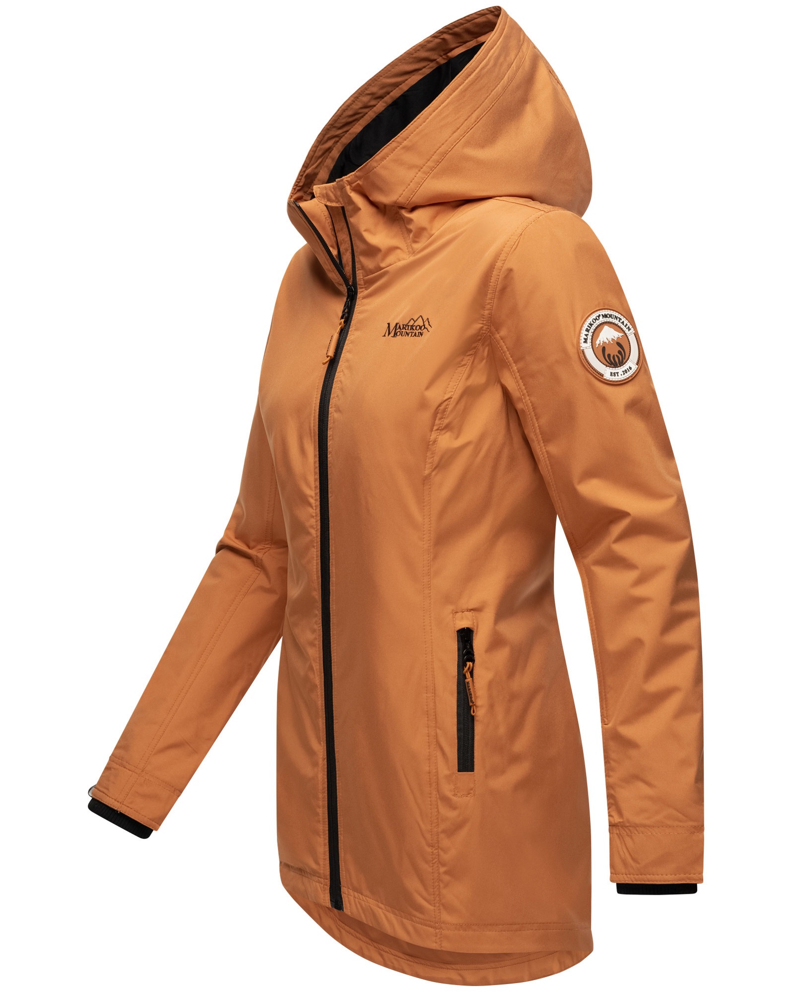 Thumbnail - Marikoo Outdoorjacke "Honigbeere" sportliche Übergangsjacke mit Kapuze