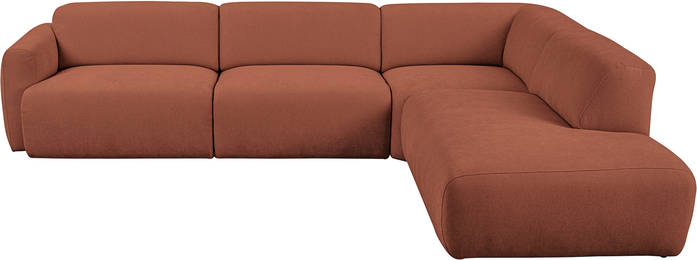 andas Ecksofa »Myrland«, Breite 241 cm, Chenille, Easy Clean Stoff, mit Kaltschaum