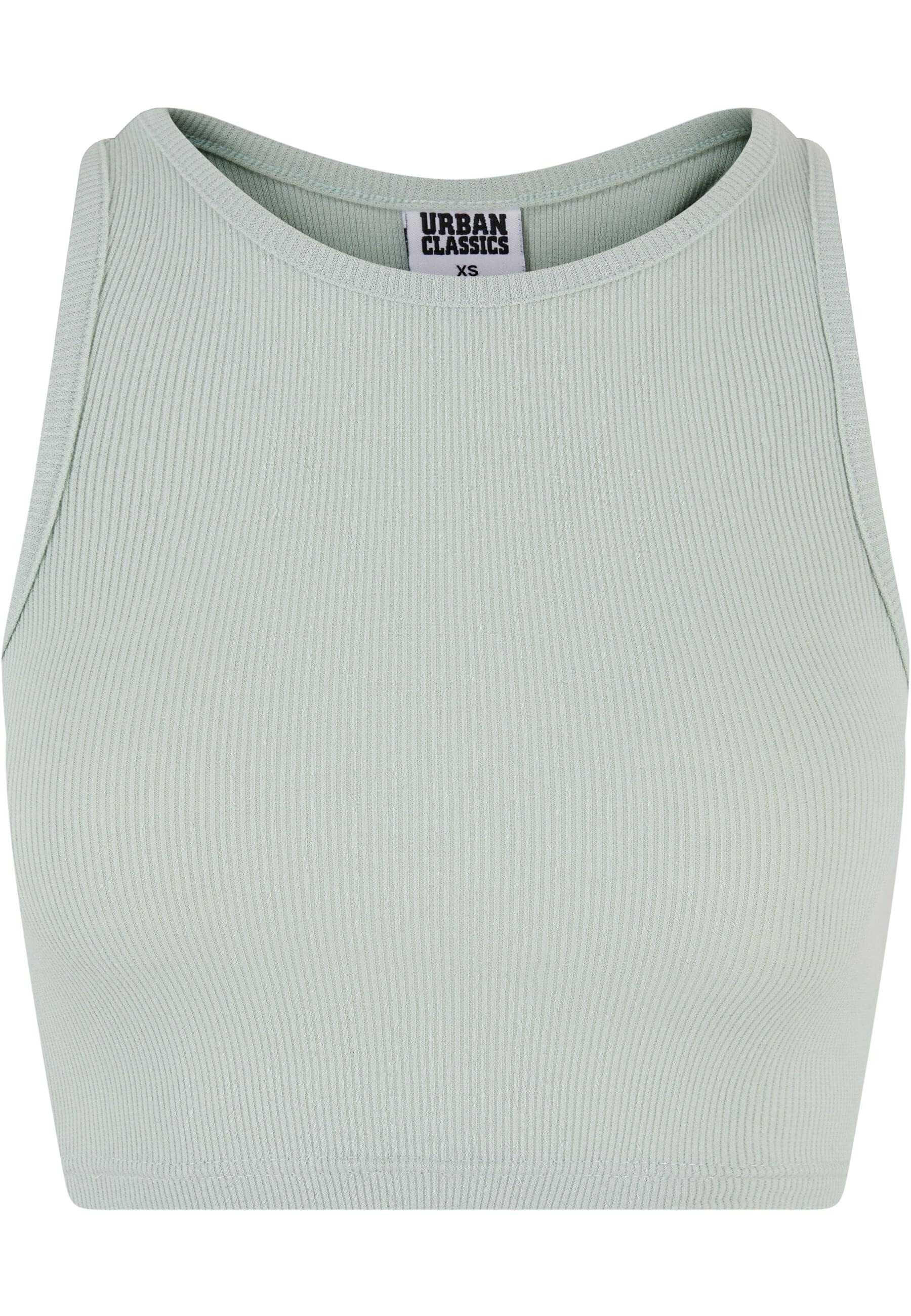 URBAN CLASSICS Muskelshirt "Urban Classics Damen Ladies Cropped Rib Top" 1 günstig online kaufen
