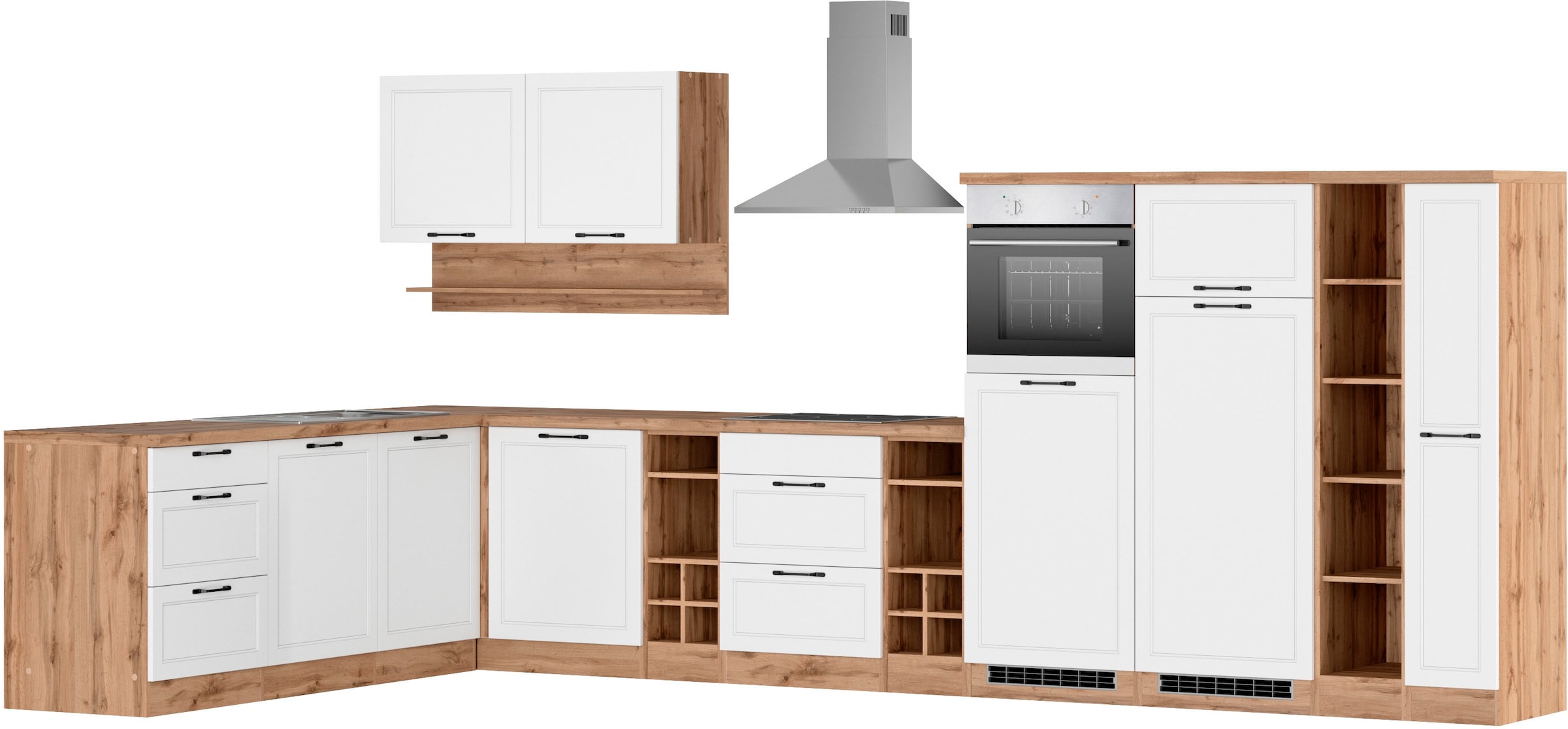 Küche »KS-Lana«, Stellbreite 240/420 cm, wahlweise mit E-Geräten
