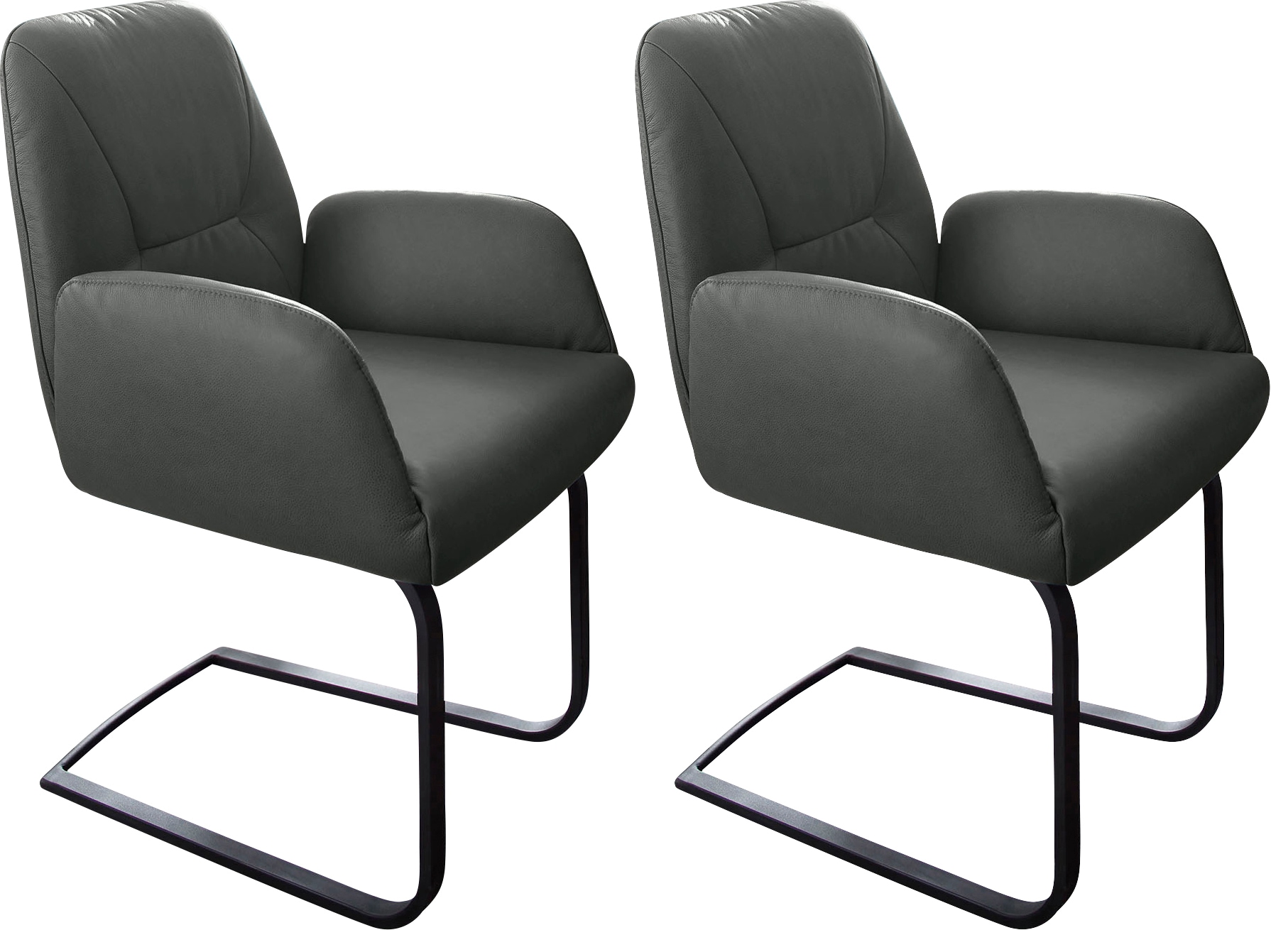 W.SCHILLIG Freischwinger "ole" (Set) 2 Stk. Longlife Xtra-Leder Z69 2er- od günstig online kaufen
