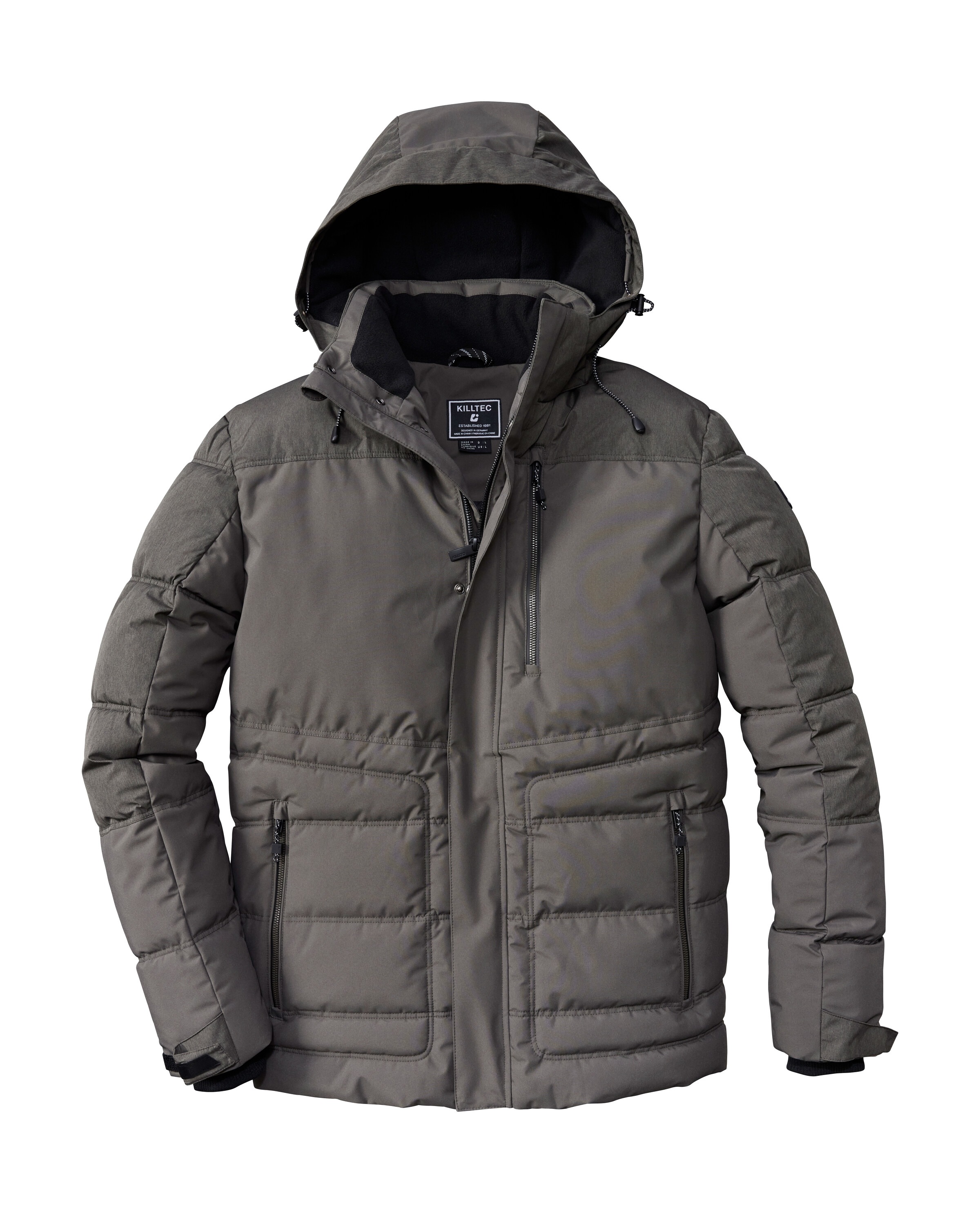 Killtec Steppjacke »KOW 87 MN QLTD JCKT«, Wasserabweisende Herren Steppjacke mit abnehmbarer Kapuze